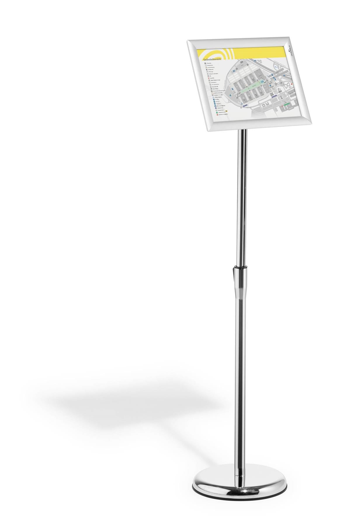 Durable Floor Stand with Aluminium Snap Frame Menu Poster Display | A4