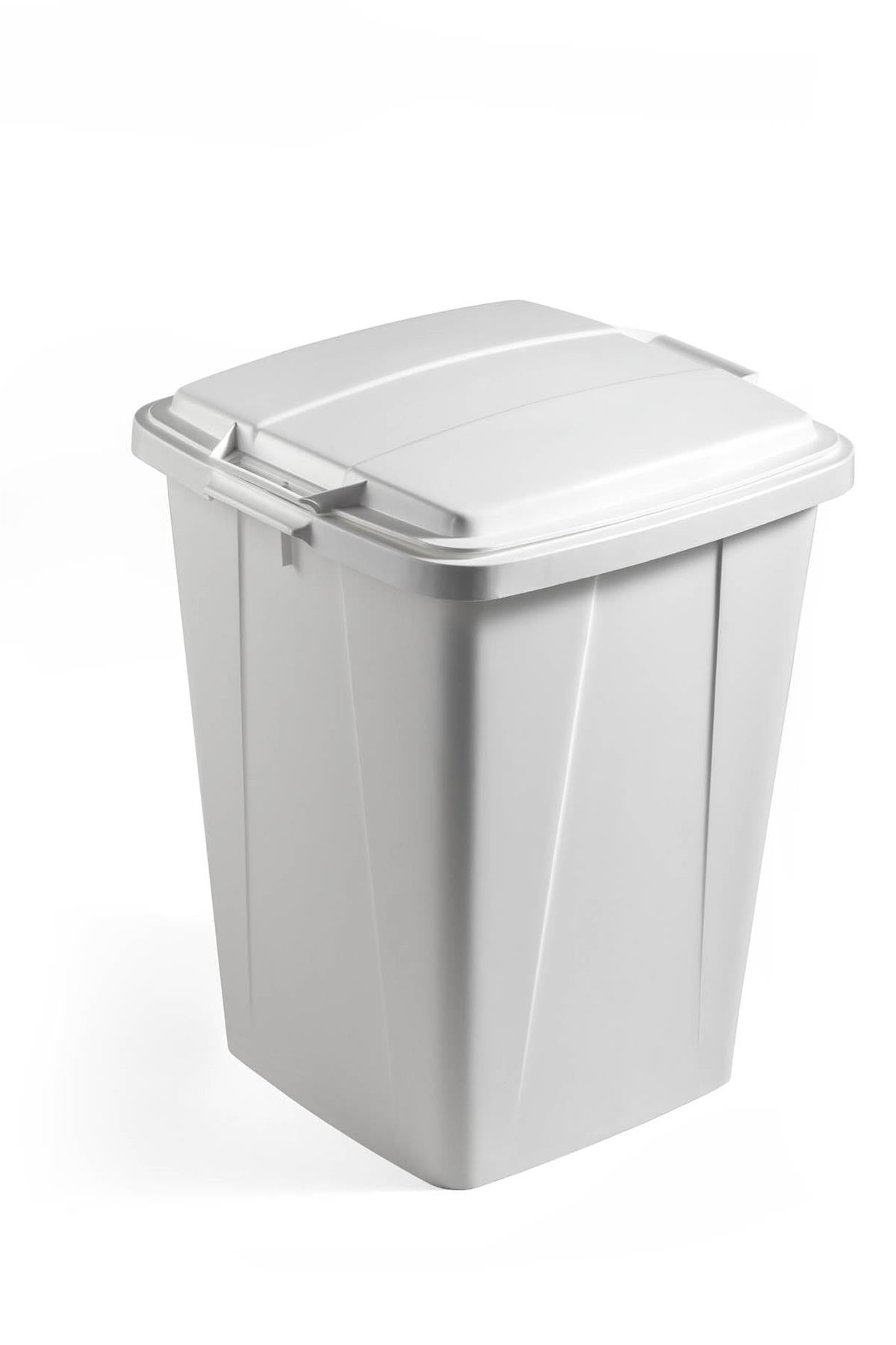 Durable DURABIN 90L Square Recycling Bin Lid | Food & Freezer Safe | Grey