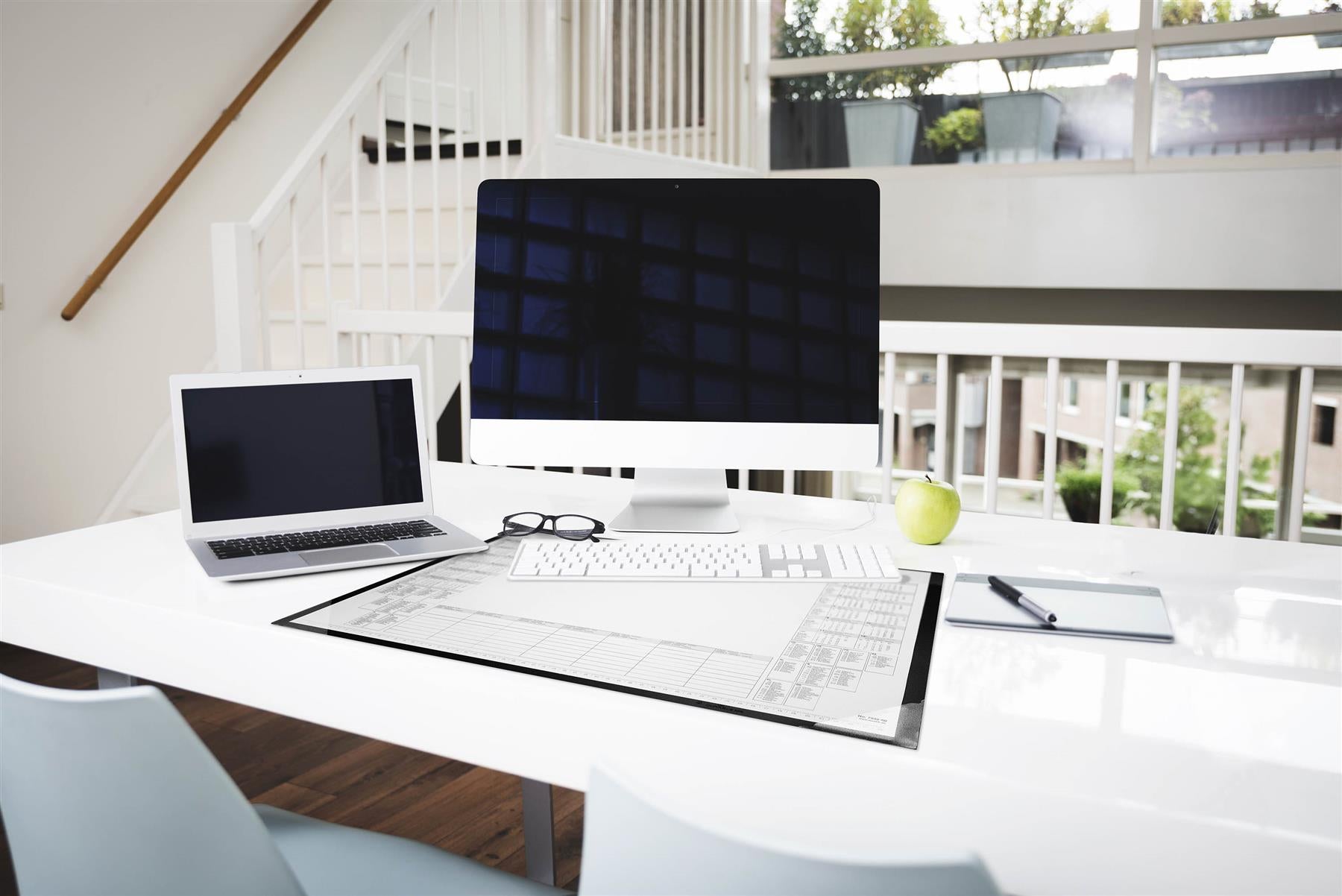Durable Clear Overlay Calendar Keyboard Desk Pad Protector Mat PP | 60 x 43 cm