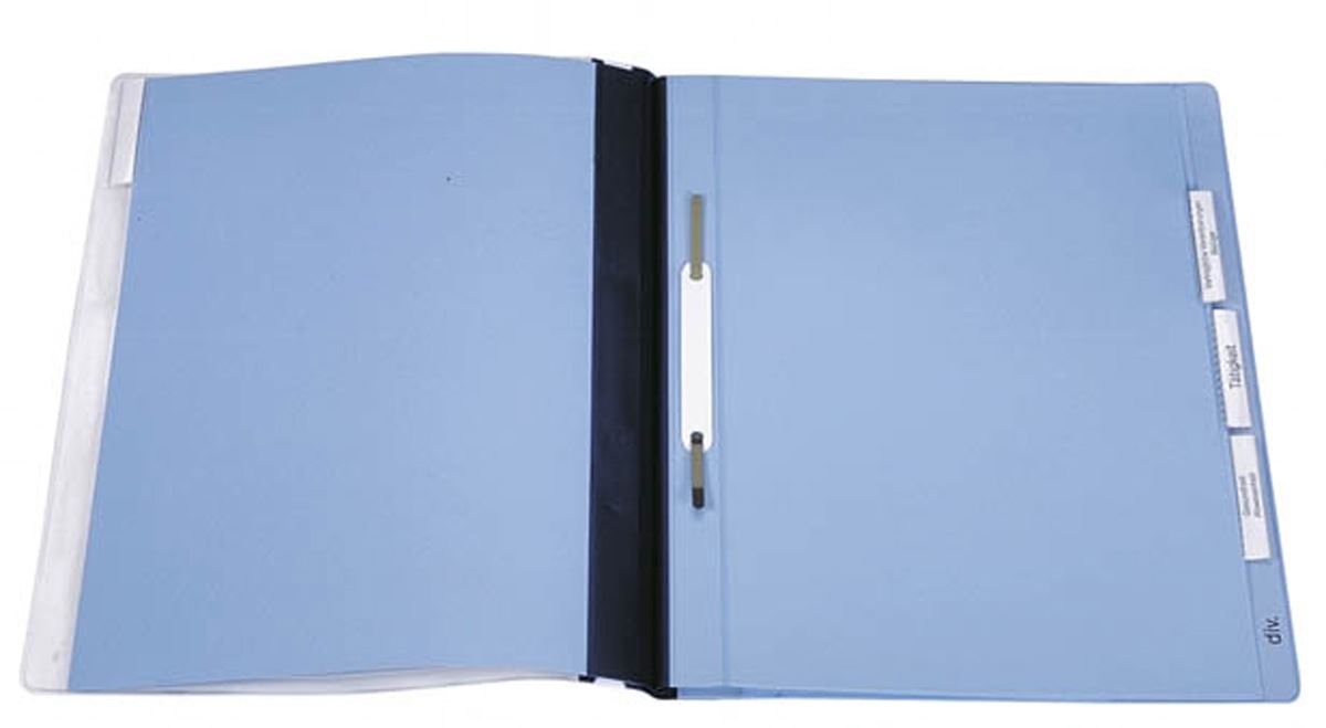 Durable Personnel Suspension Rail Folder Document Report File | A4 Blue