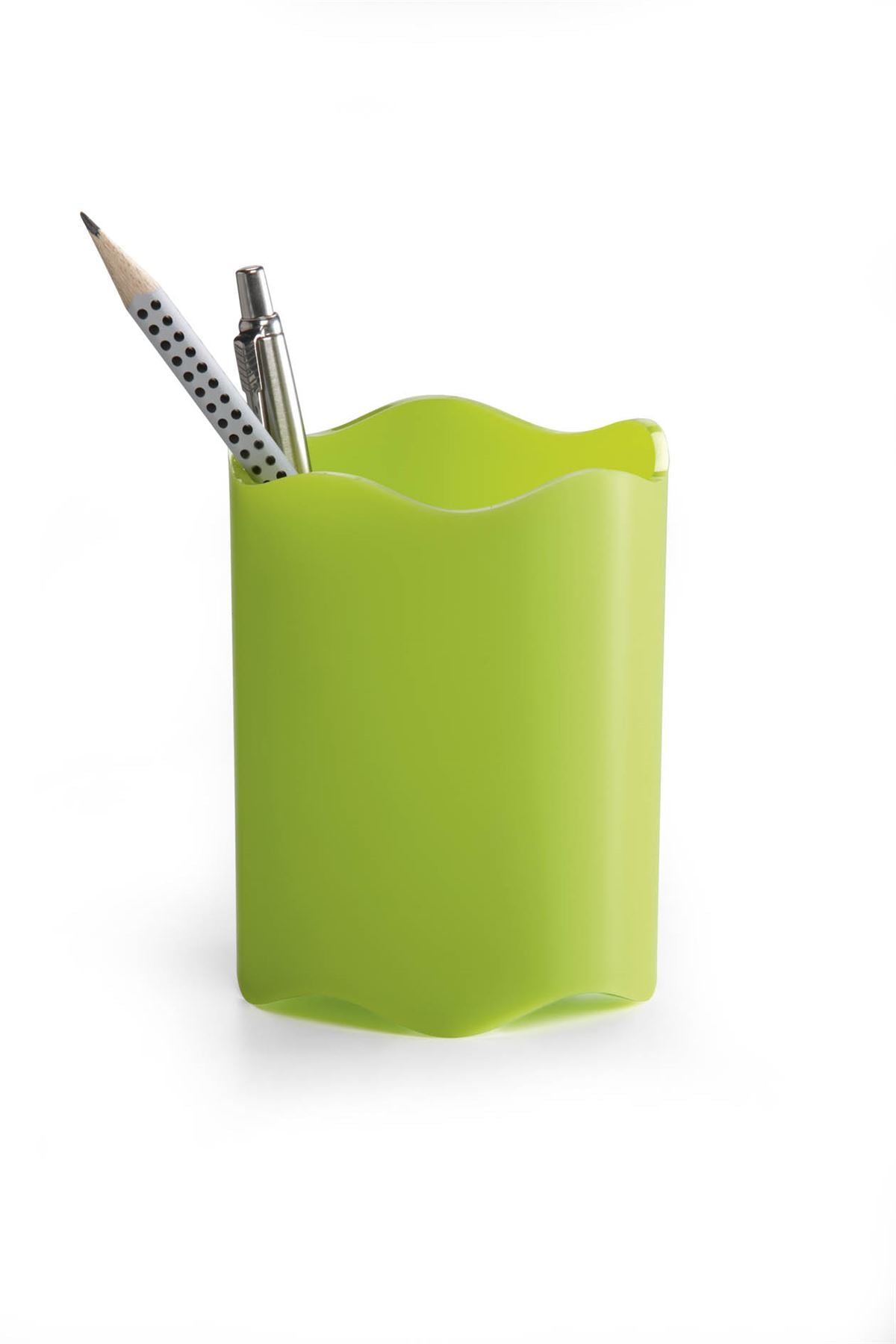 Durable TREND Pen Pot Pencil Holder Desk Tidy Organizer Cup | Green