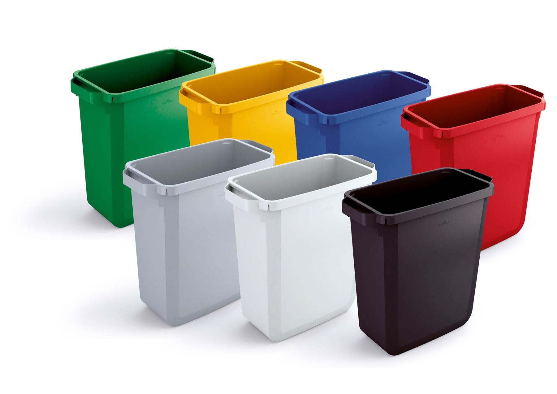 Durable 60L Waste Bin Yellow | Rectangular Recycling Bin | Food Bin | DURABIN