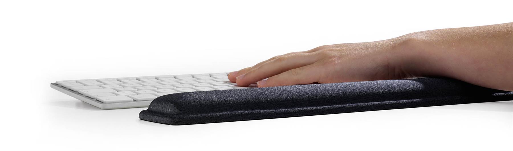 Durable Ergonomic Soft Touch Keyboard Gel Wrist Rest Support | 46 x 6 cm | Grey