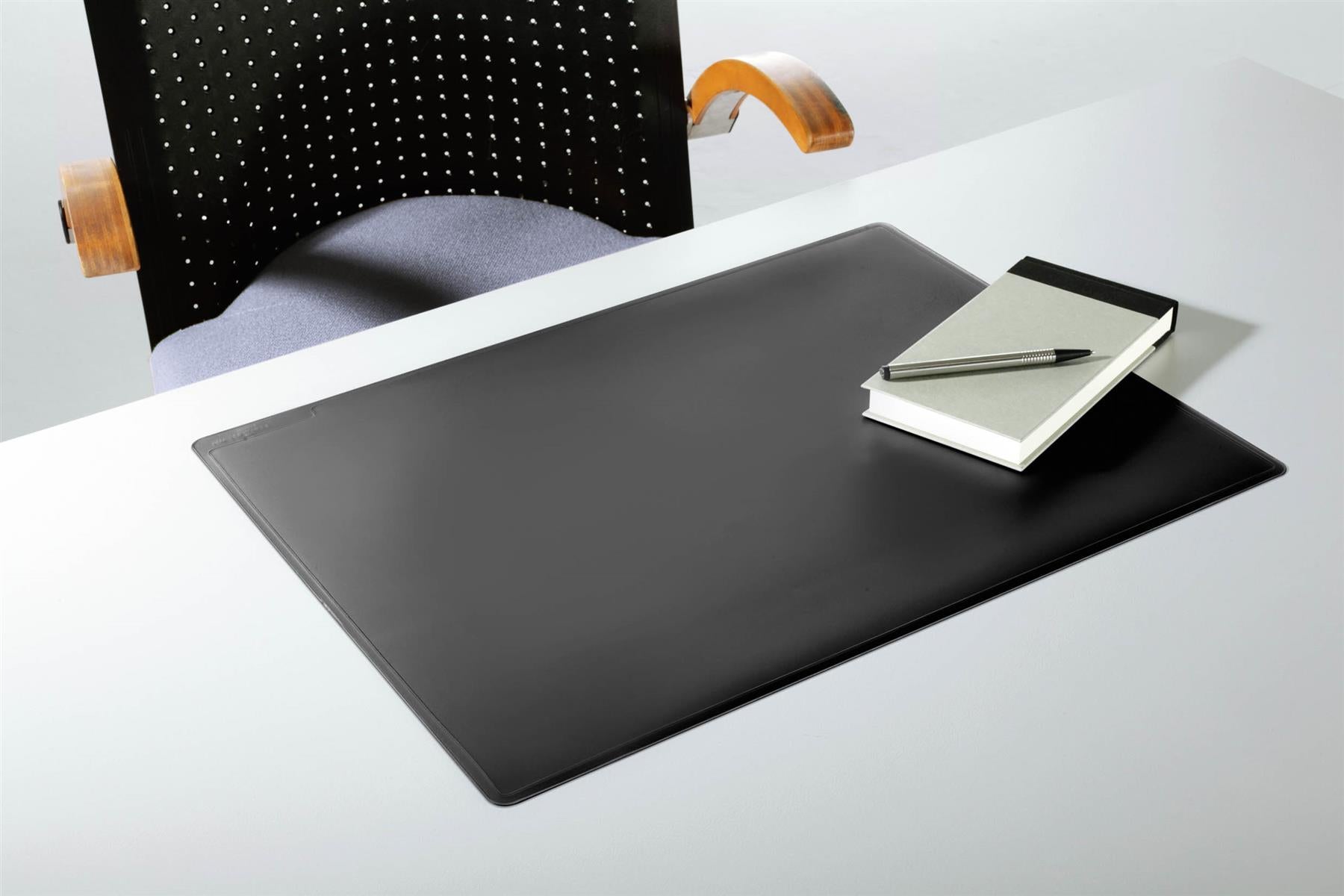 Durable Smooth Non-Slip Desk Mat Laptop PC Keyboard Mouse Pad | 53x40 cm | Black