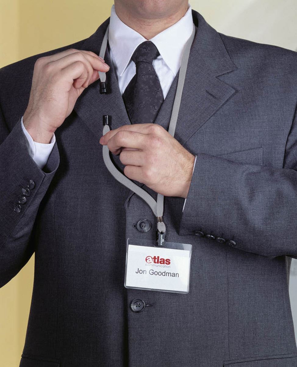 Durable Soft Neck Lanyards with Clip and Safety Release | 10 Pack | Grey