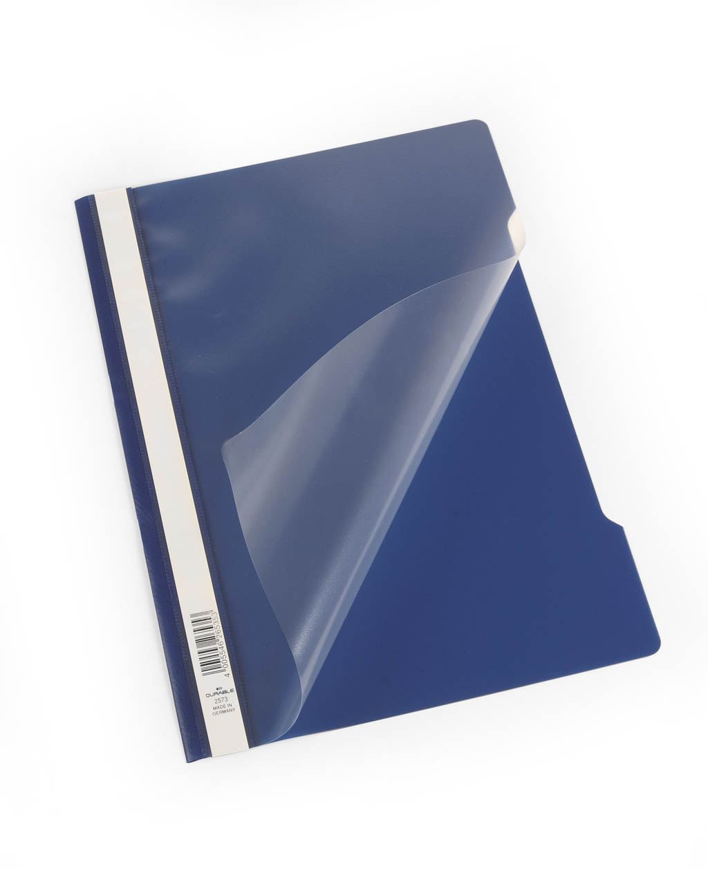 Durable Clear View Project Folder Document Report File | 25 Pack | A4 Dark Blue