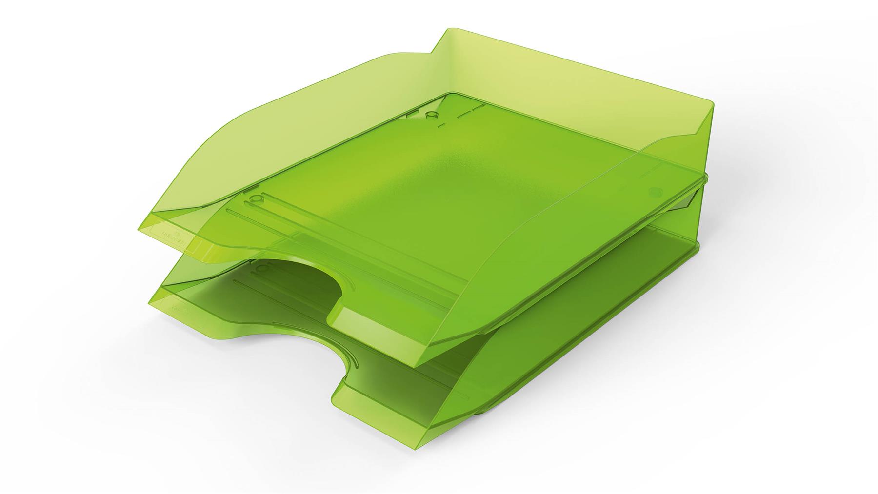 Durable New Stackable Letter Tray | Document Paper File | A4+ Light Green