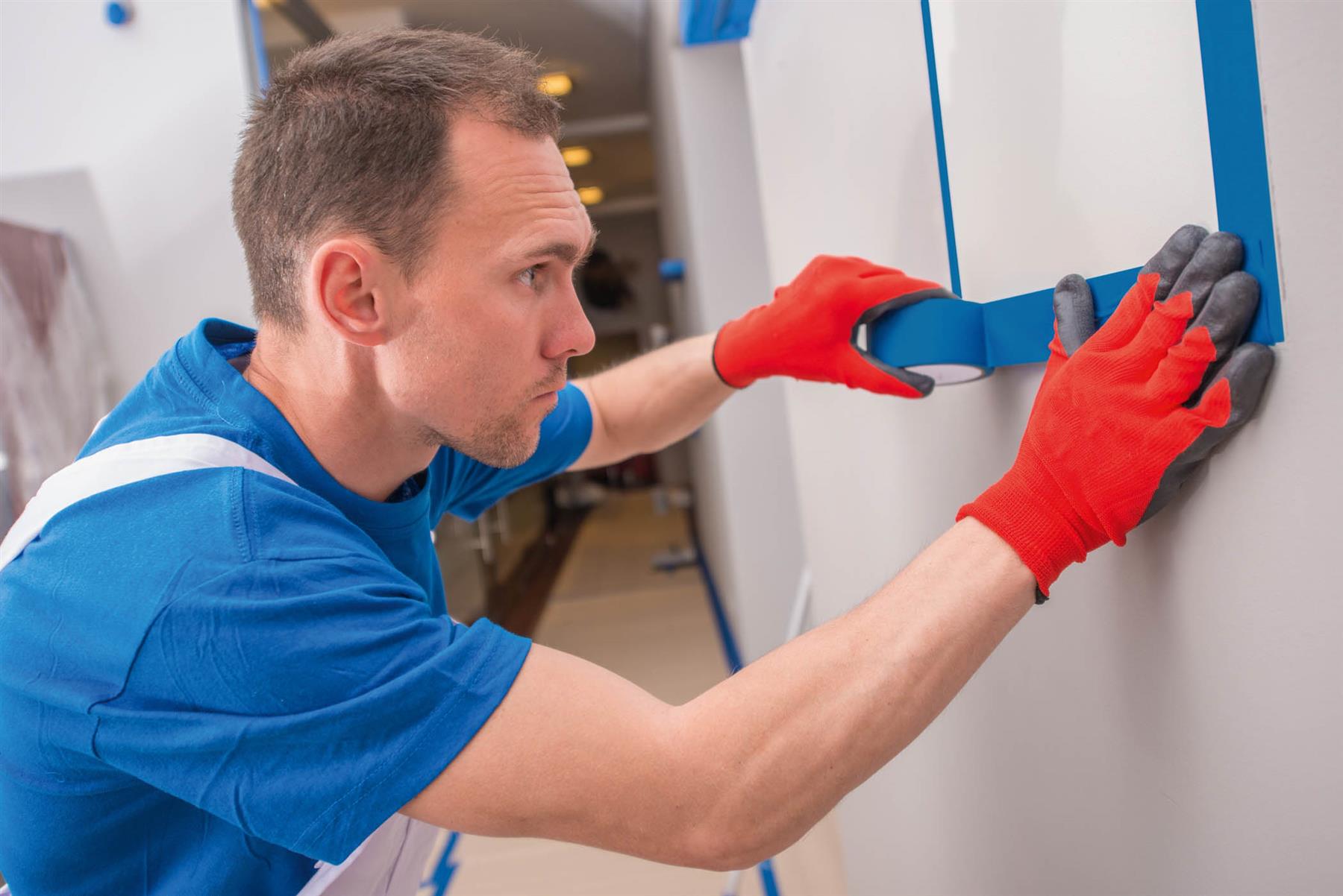 Durable DURALINE Strong Removable PVC Floor Marking Tape | 50mm x 33m | Blue