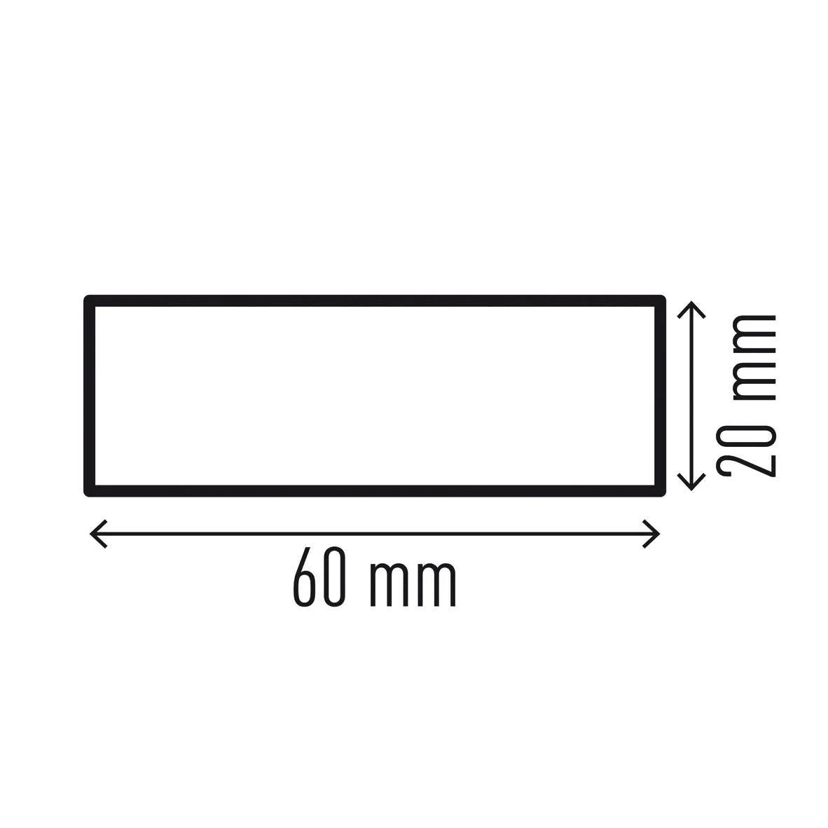 Showing Durable UK's Durable Adhesive Warning Surface Impact Protection Profiles S20 | 1 Metre, available as SKU 1108130 with EAN 4005546735740.