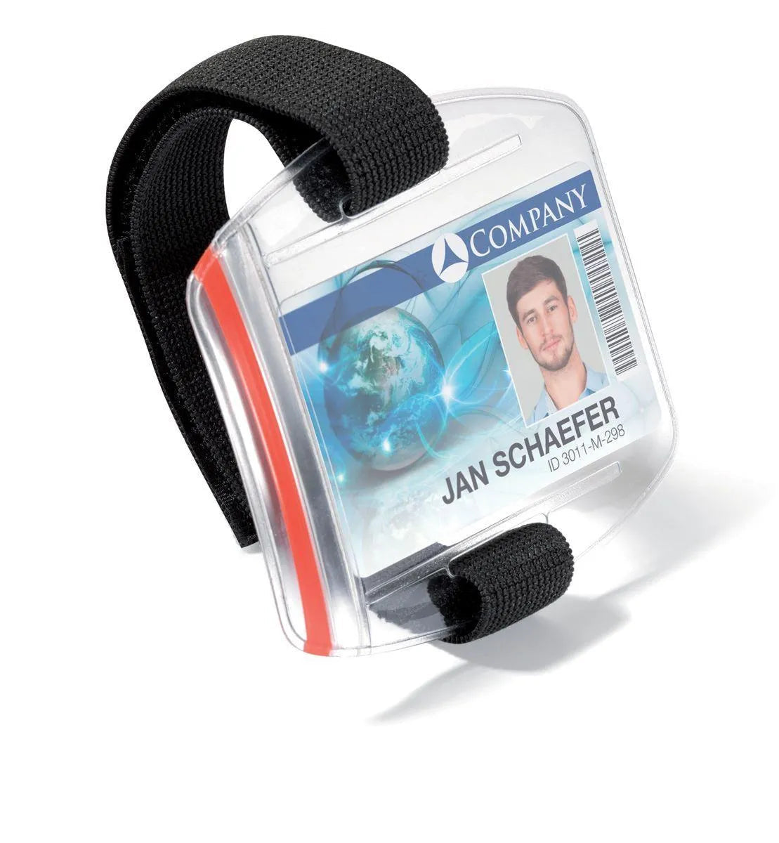 Showing Durable UK's Durable Adjustable UV Protected SIA Armband Security ID Badge Holders | 10 Pack, available as SKU 841419 with EAN 4005546981833.