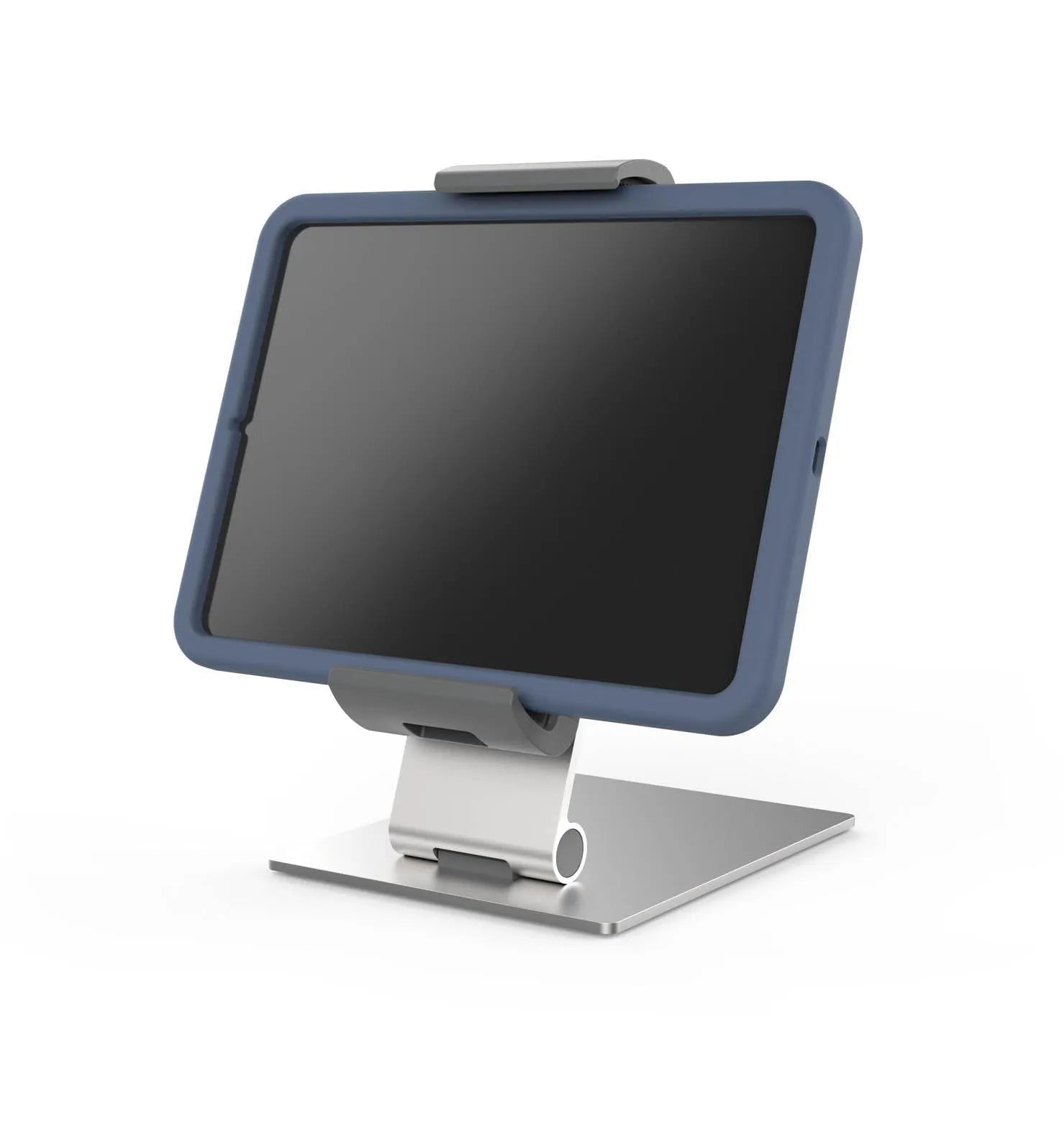 Showing Durable UK's Durable Aluminium Foldable 360 Tablet Holder iPad Desk Stand | XL for Cases, available as SKU 893723 with EAN 4005546726175.