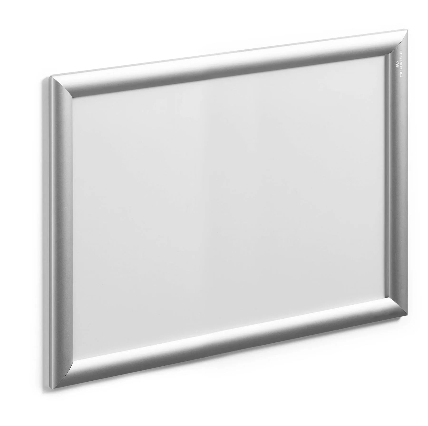 Showing Durable UK's Durable Aluminium Snap Frame Retail Clip Poster Holder Notice Board | A3, available as SKU 479723 with EAN 4005546735535.