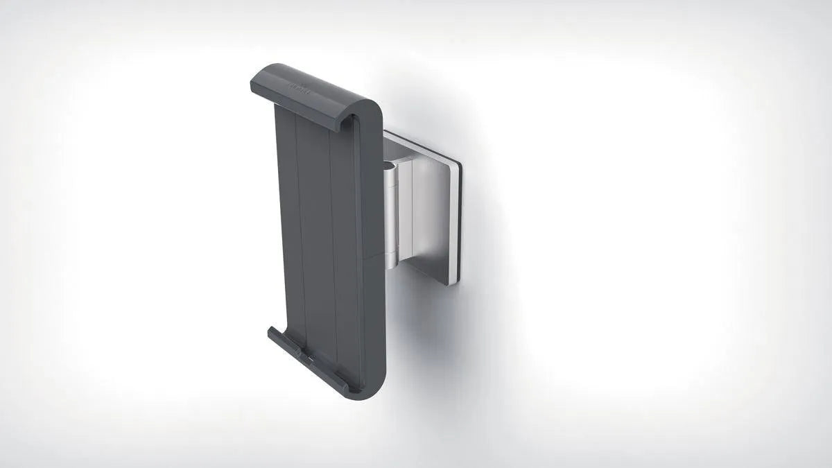 Showing Durable UK's Durable Aluminium Tablet Holder iPad Wall Arm Mount | Lockable & Rotatable, available as SKU 893423 with EAN 4005546979687.