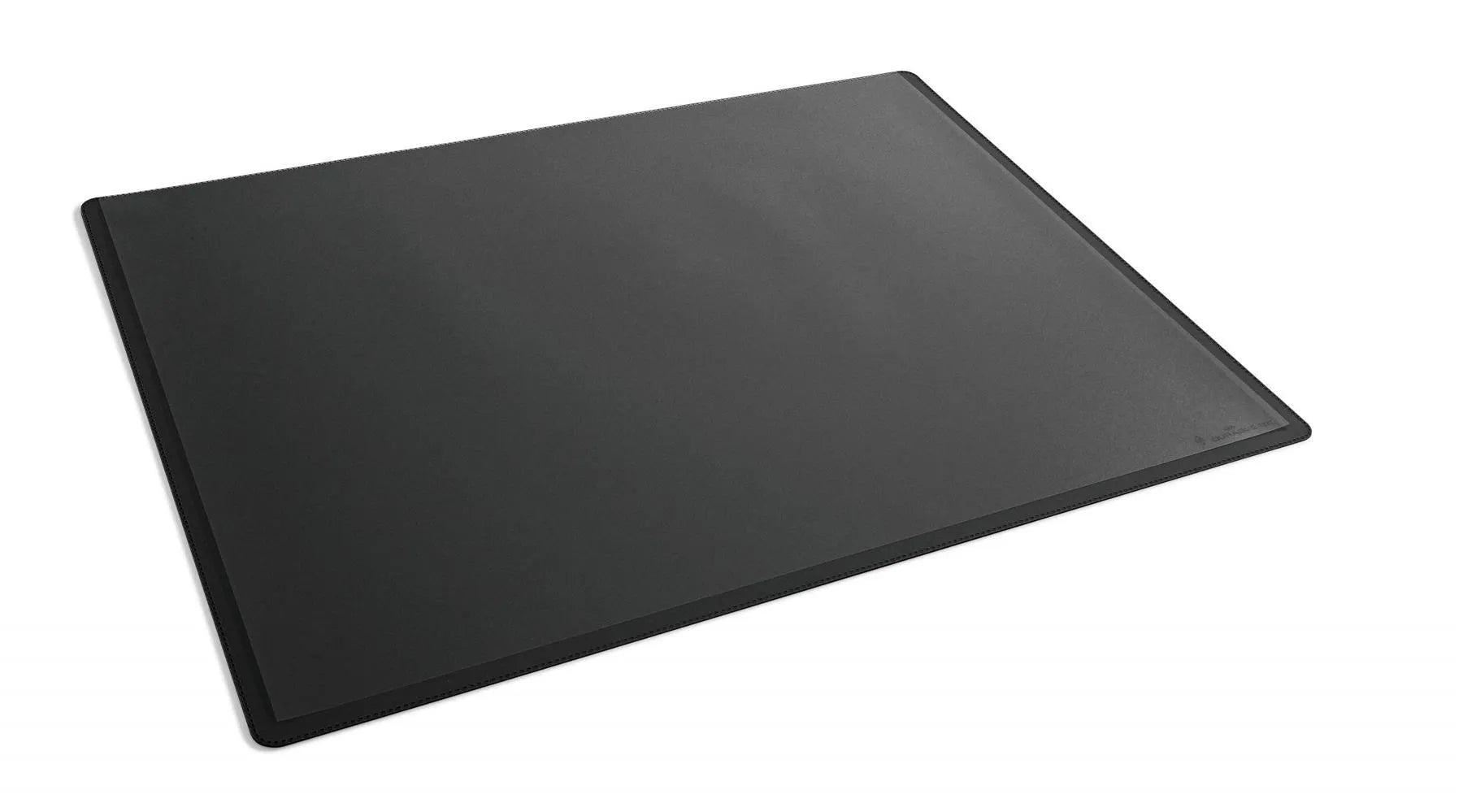 Showing Durable UK's Durable Clear Overlay Non-Slip Desk Mat Notes Protector Pad | 65x50 cm | Black, available as SKU 723301 with EAN 4005546739434.