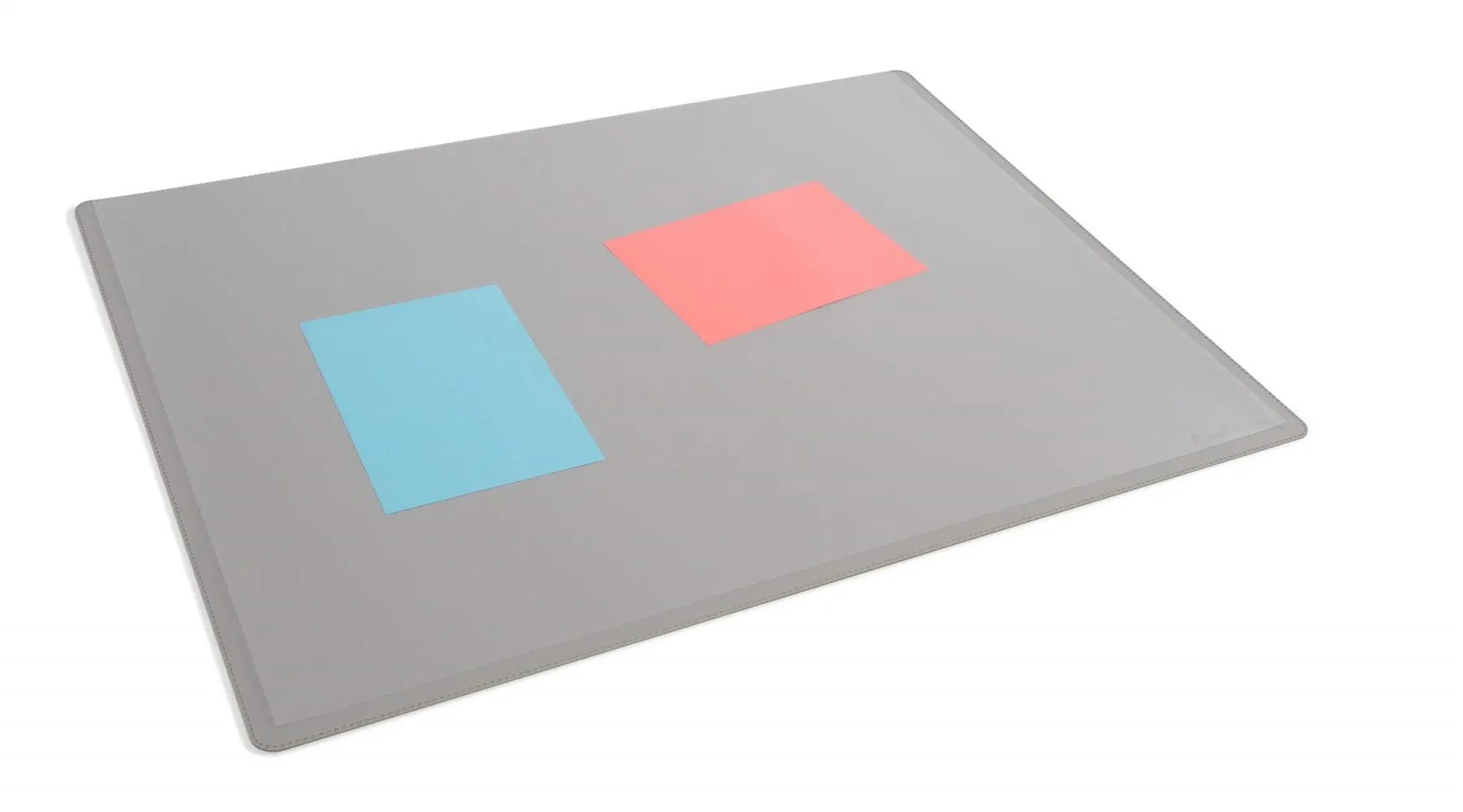 Showing Durable UK's Durable Clear Overlay Non-Slip Desk Mat Notes Protector Pad | 65x50 cm | Grey, available as SKU 723310 with EAN 4005546739496.