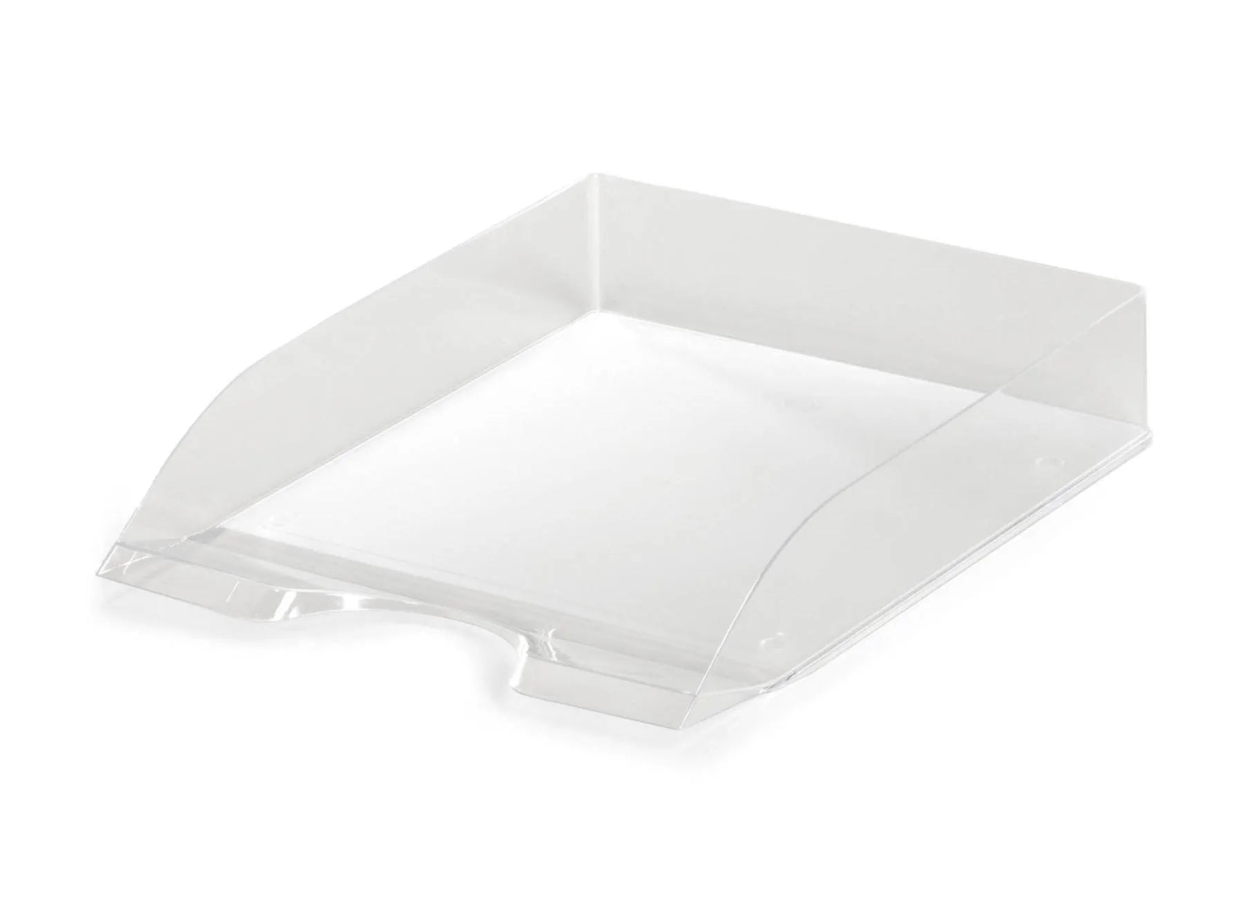 Showing Durable UK's Durable Clear Stackable Letter Tray Document Organiser Paper File | A4+, available as SKU 1701672400 with EAN 7318081672409.