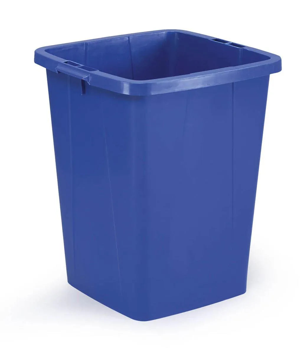 Showing Durable UK's Durable DURABIN 90L Square | Food & Freezer Safe Waste Recycling Bin | Blue, available as SKU 1800474040 with EAN 7318080474042.