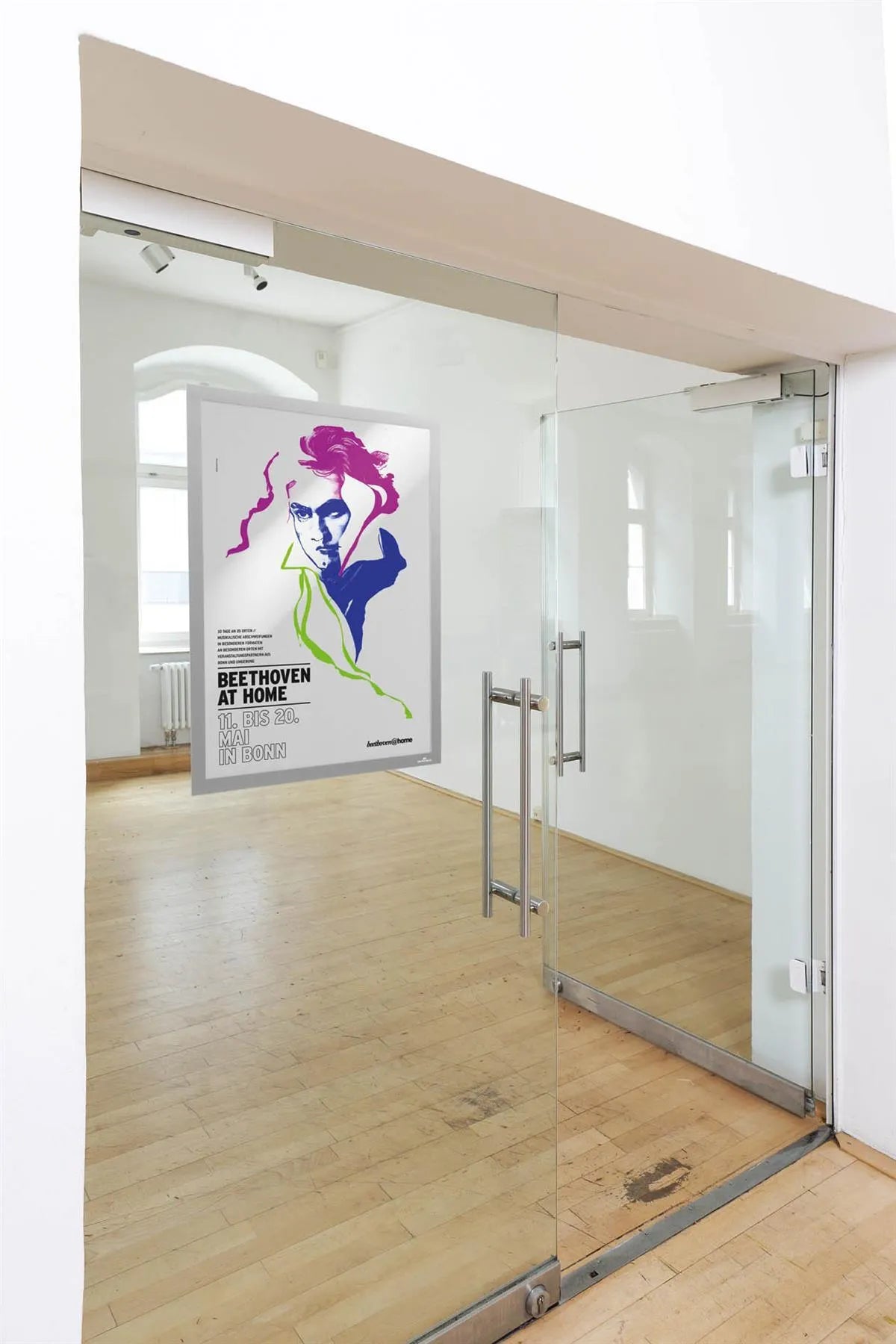 Showing Durable UK's Durable DURAFRAME UV Poster Adhesive Magnetic Signage Frame | A2 Silver, available as SKU 505323 with EAN 4005546732428.