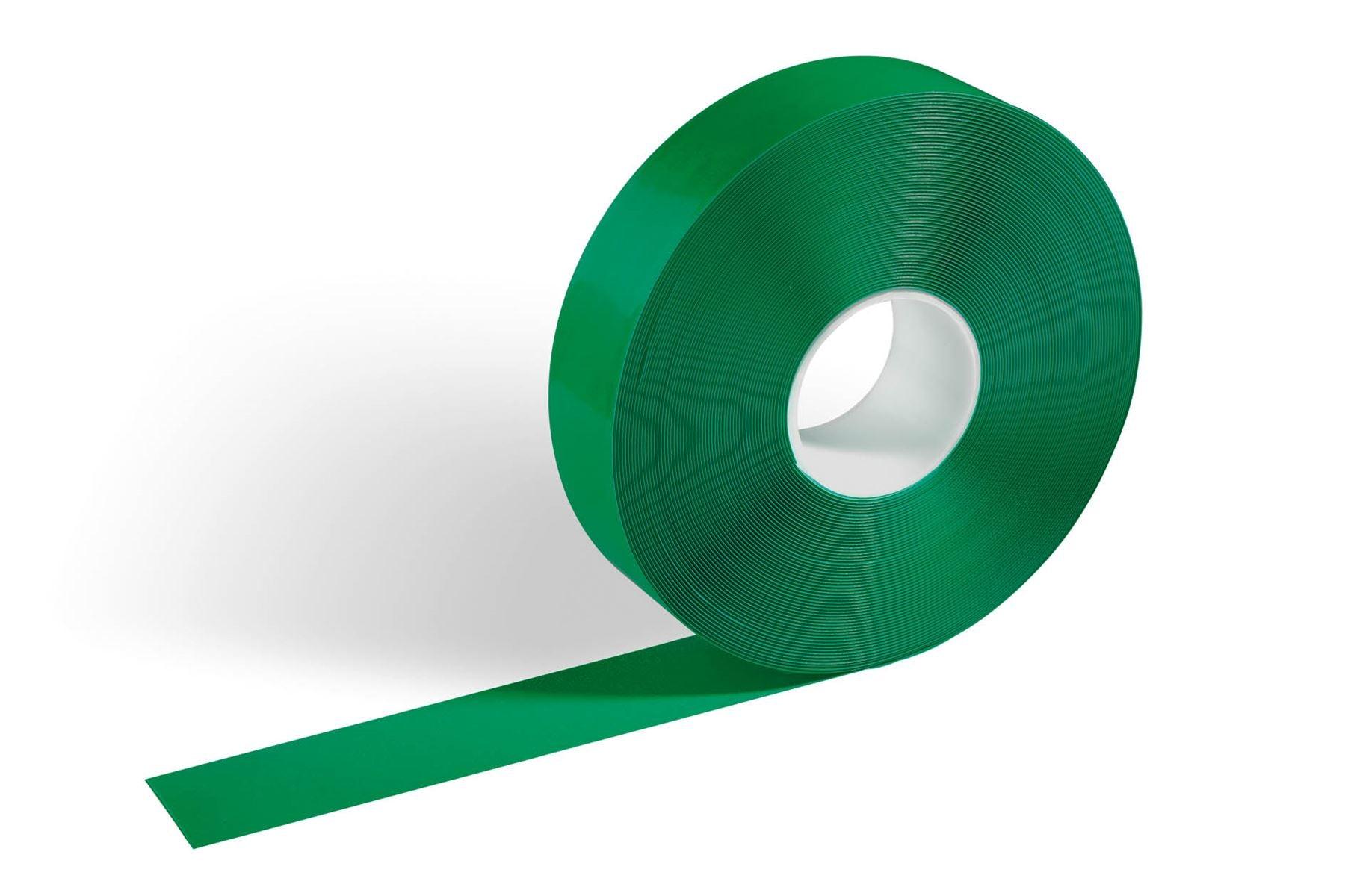 Showing Durable UK's Durable DURALINE Strong Slip-Resistant Floor Marking Tape | 50mm x 30m | Green, available as SKU 172505 with EAN .