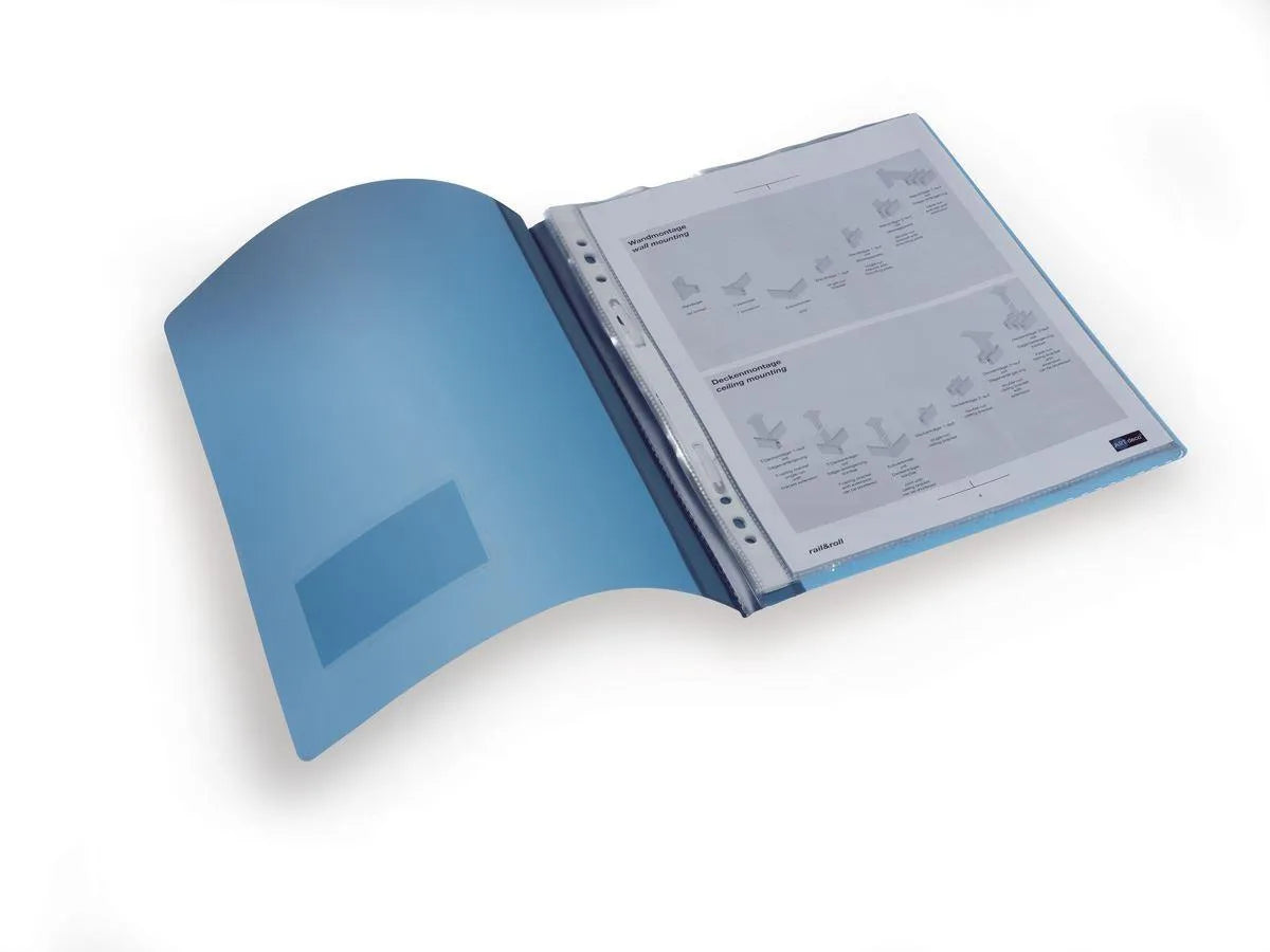 Showing Durable UK's Durable DURALUX Document Project File Report Folder | 25 Pack | A4+ | Purple, available as SKU 268012-25 with EAN 4005546218786.