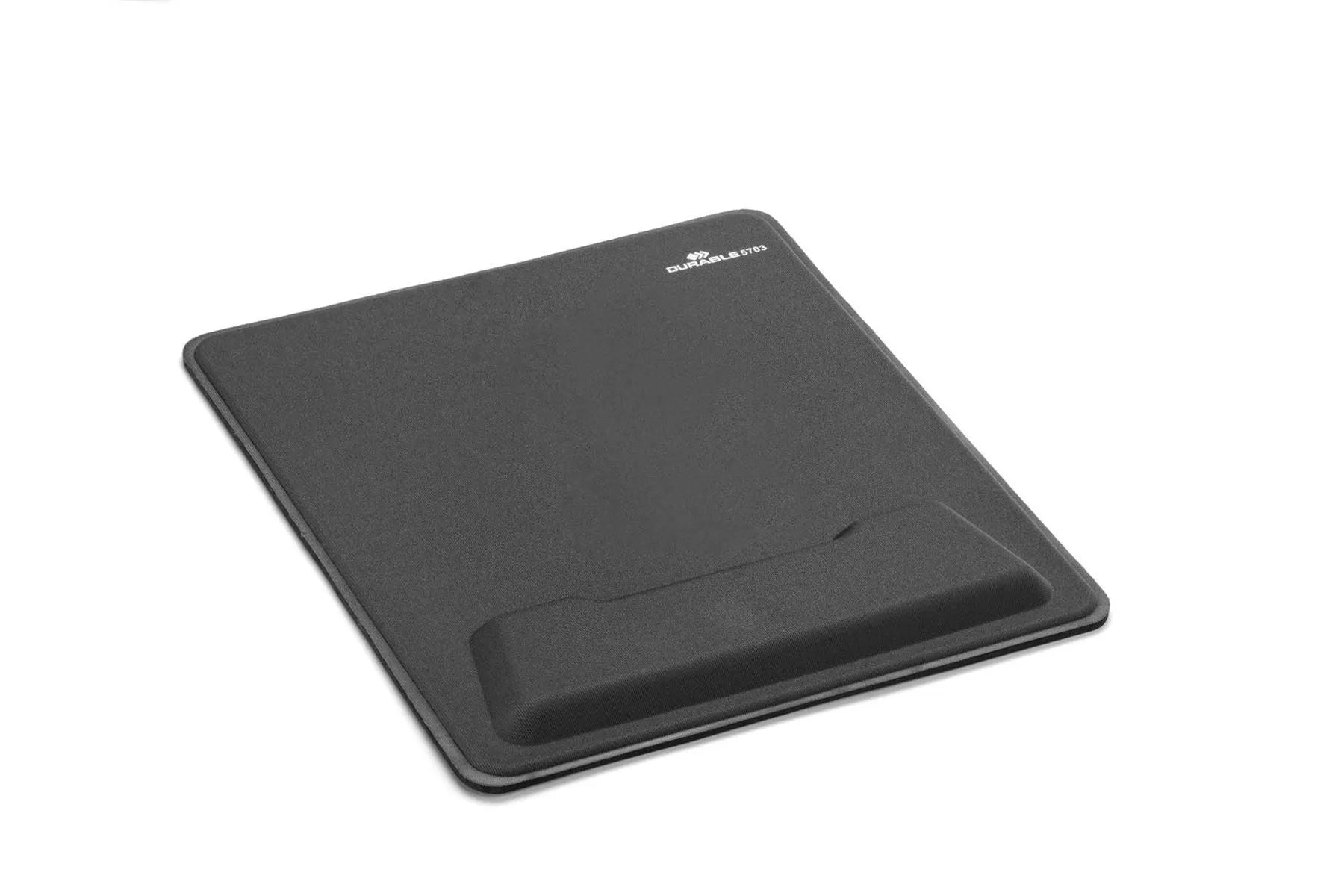 Showing Durable UK's Durable ERGOTOP Soft Touch Mouse Mat with Foam Support Wrist Rest Pad | Grey, available as SKU 570358 with EAN 4005546983677.