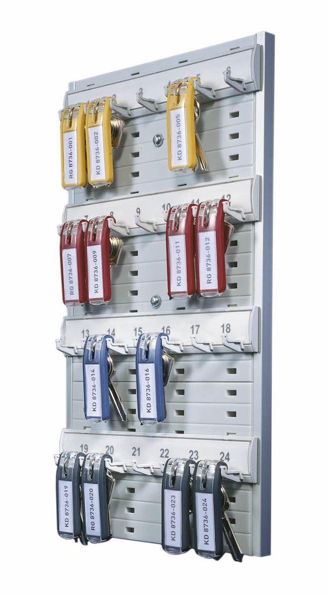 Showing Durable UK's Durable Key Organisation Board 24 | Holds 24 Key | Includes 6 Key Clips, available as SKU 195610 with EAN 4005546103785.