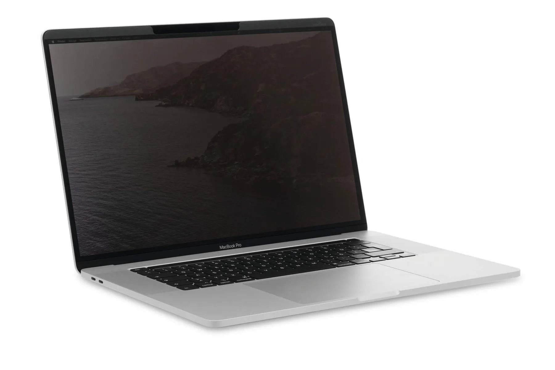 Showing Durable UK's Durable Magnetic Privacy Filter with Blue Light Filter MacBook Pro 16" 2021, available as SKU 515857 with EAN 4005546735351.