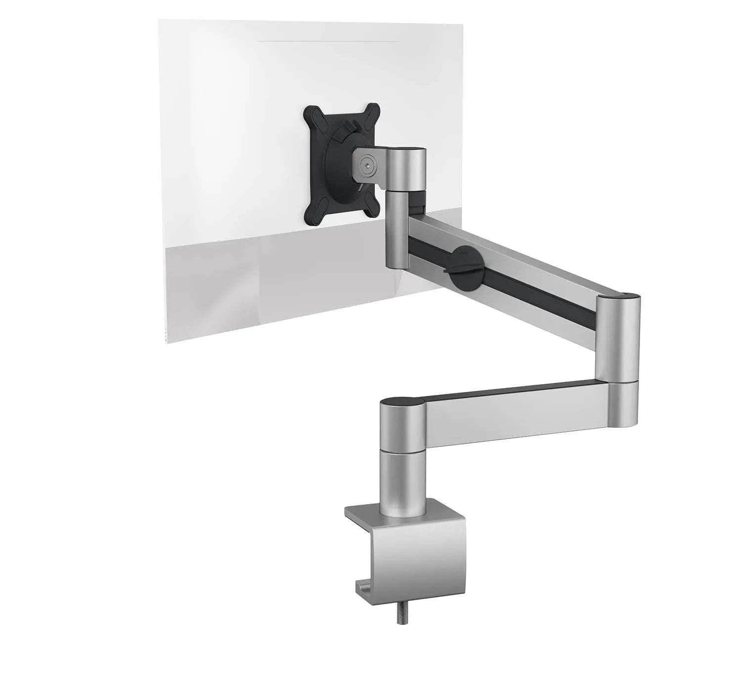 Showing Durable UK's Durable Monitor Mount PRO with Arm for 1 Screen | Desk Clamp Attachment, available as SKU 508323 with EAN 4005546998138.