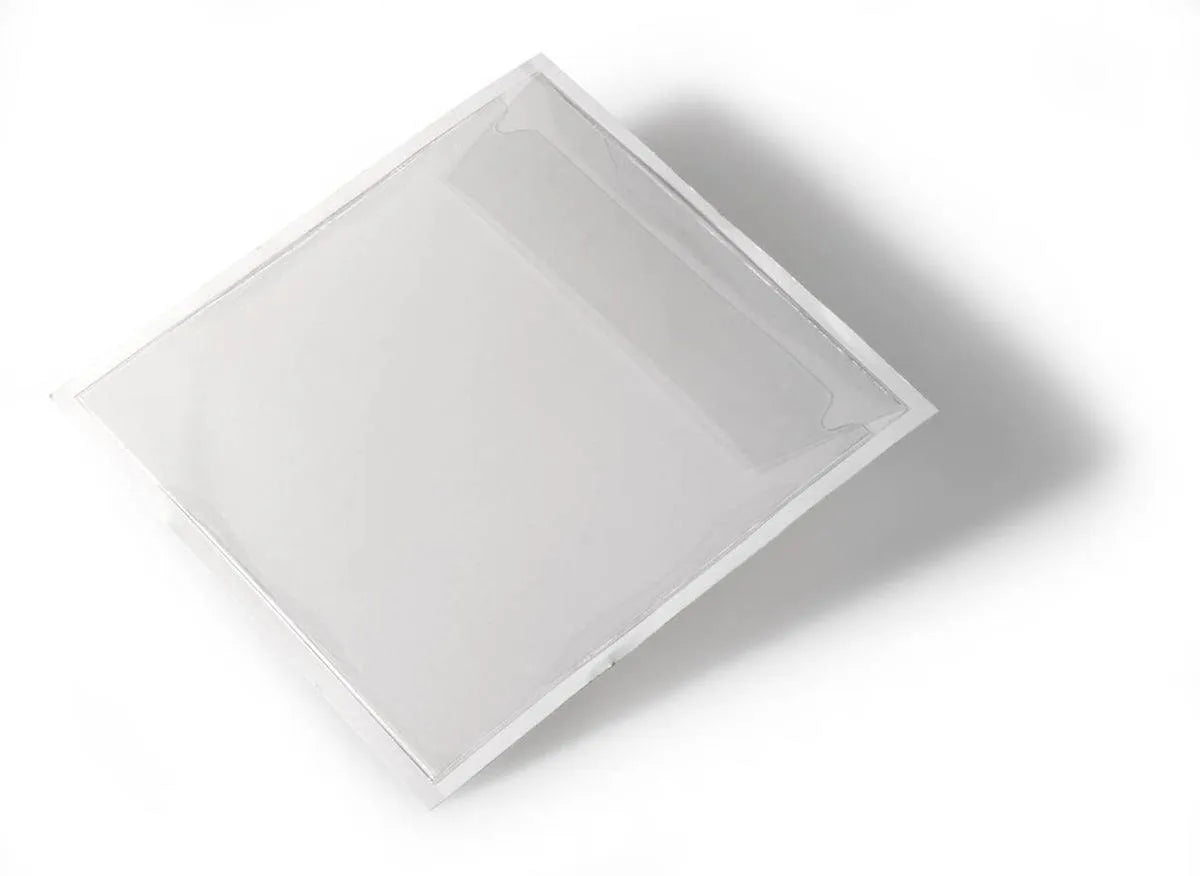 Showing Durable UK's Durable POCKETFIX Self-Adhesive Clear CD\DVD Sleeve Pocket | 100 Pack, available as SKU 828019 with EAN 4005546806976.