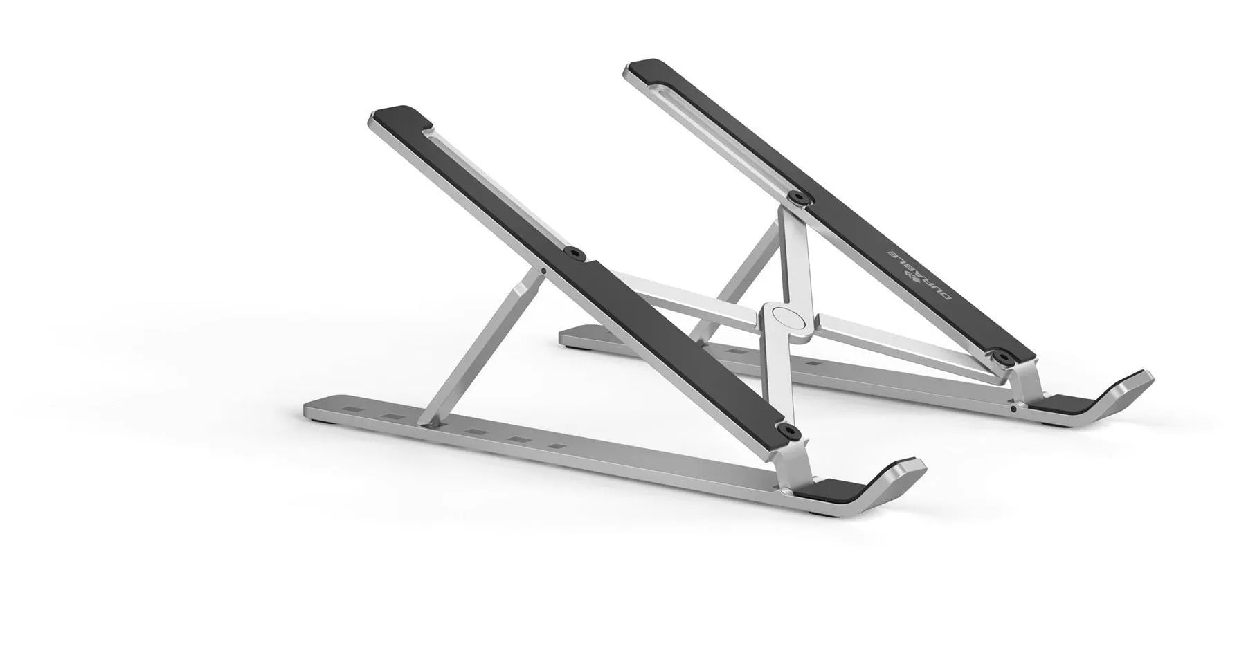 Showing Durable UK's Durable Premium Aluminium Foldable Laptop Stand Rise | Contemporary and Portable, available as SKU 505123 with EAN 4005546732220.