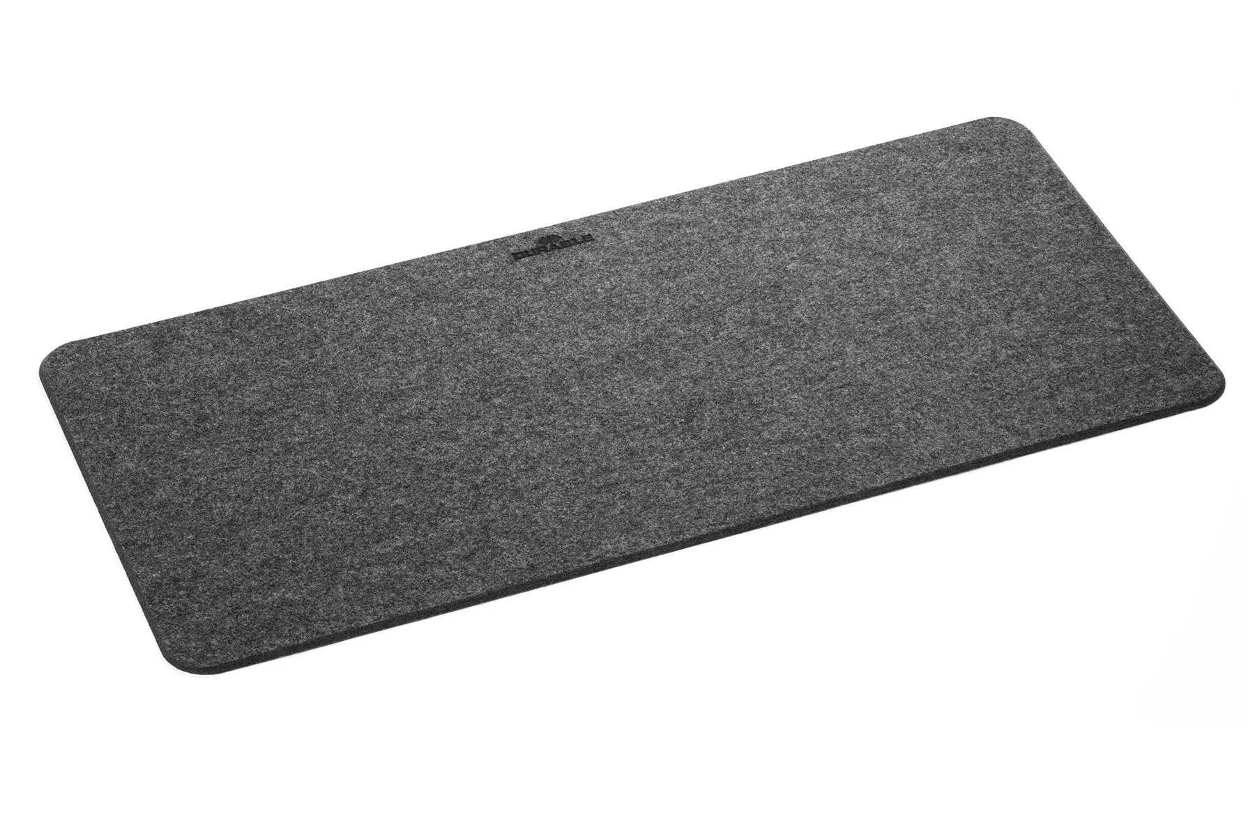 Showing Durable UK's Durable Premium Soft Felt Desk Mat | with Fold Out Phone Holder | 70 x 33 cm, available as SKU 708158 with EAN 4005546739533.