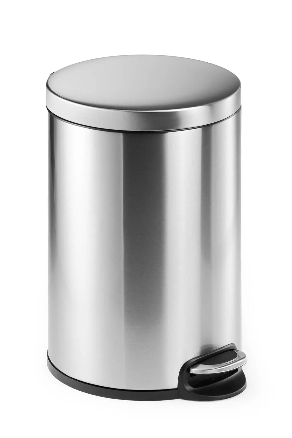 Showing Durable UK's Durable Round Stainless Steel Pedal Bin | 20 Litre | Silver, available as SKU 340223 with EAN 4005546301983.