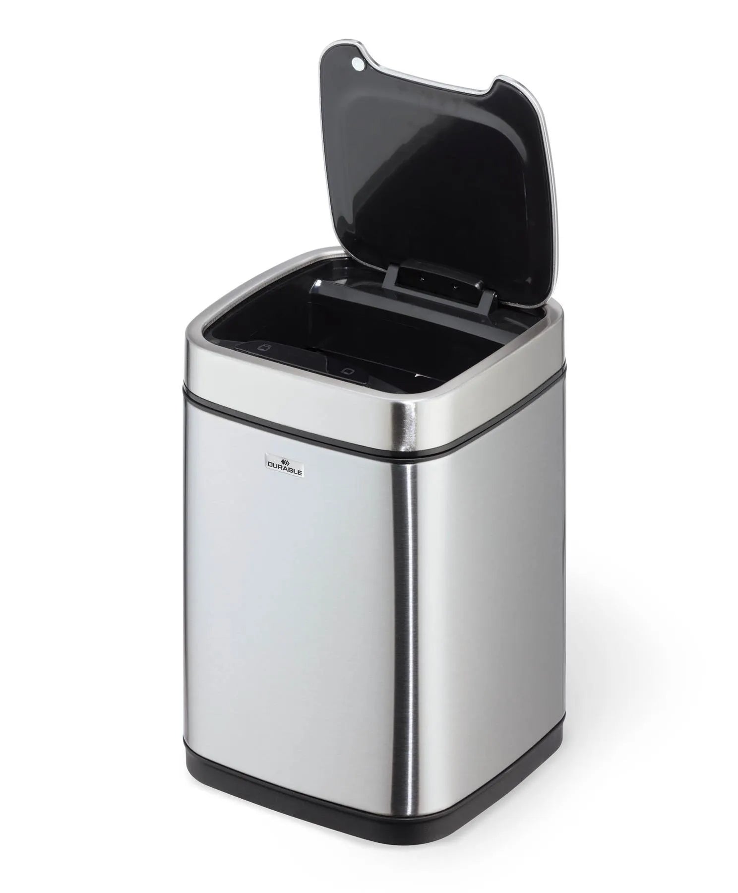 Showing Durable UK's Durable Smart Gesture Motion Sensor Kitchen Bin | Stainless Steel | 6L Silver, available as SKU 342023 with EAN 4005546728322.