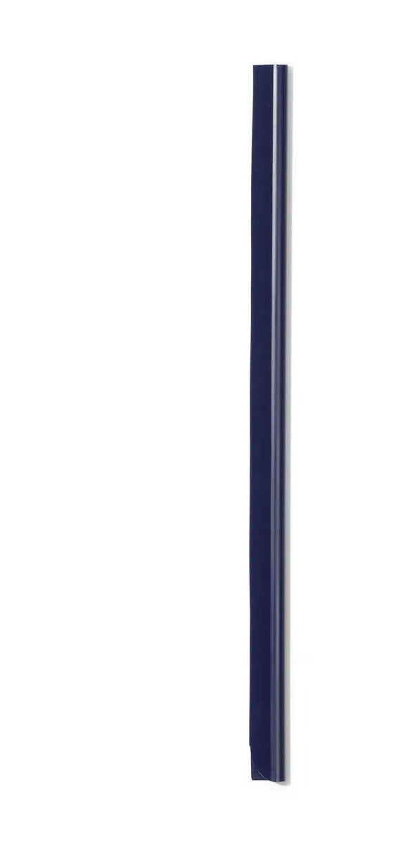 Showing Durable UK's Durable SPINE BAR 30 Binding Bar for Unpunched Docs | 50 Pack | A4 Navy Blue, available as SKU 293007 with EAN 4005546204789.