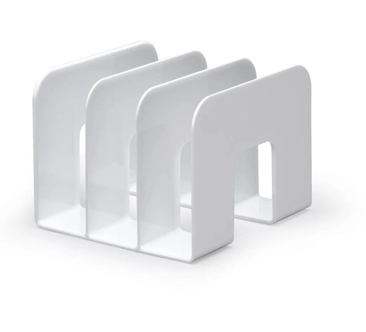 Showing Durable UK's Durable TREND Magazine Stand Desk File Holder Document Book Organiser | White, available as SKU 1701395010 with EAN 7318081395018.