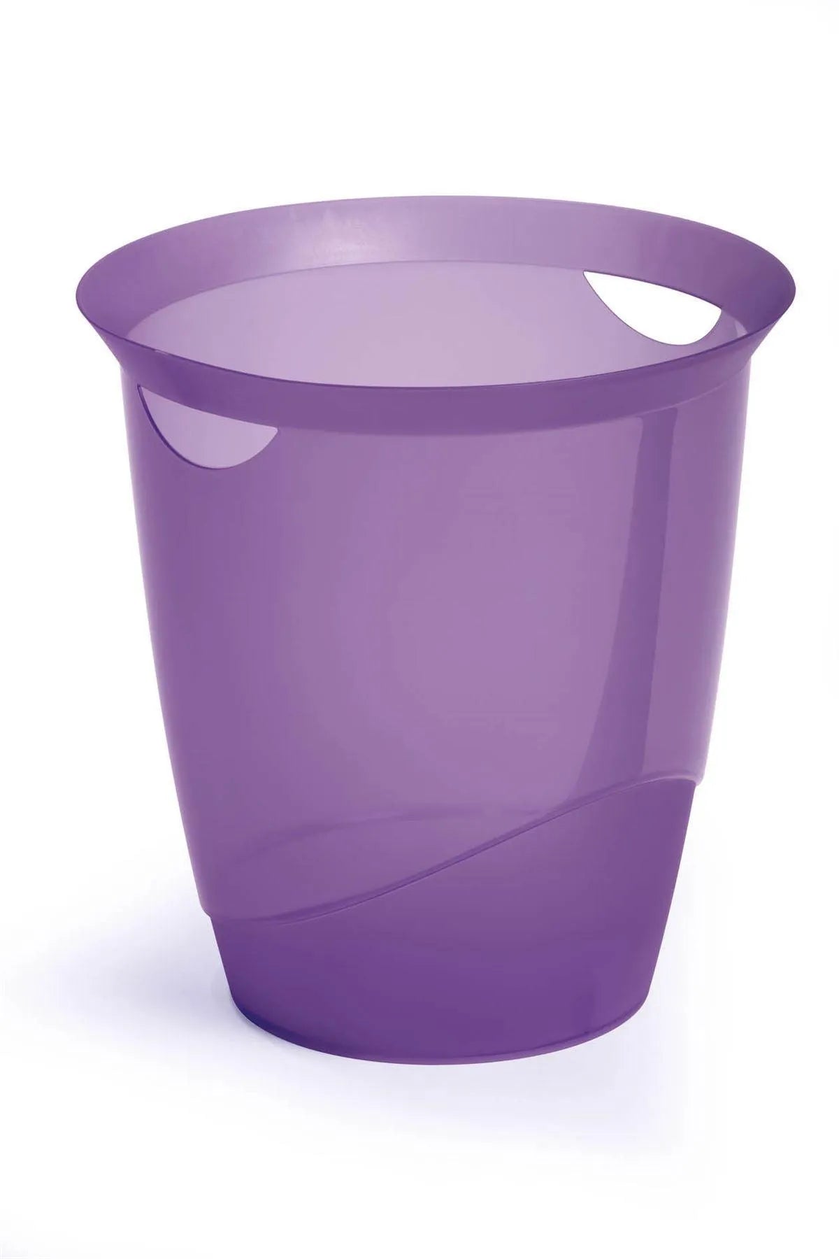 Showing Durable UK's Durable TREND Plastic Waste Recycling Bin | 16 Litre | Transparent Purple, available as SKU 1701710992 with EAN 4005546106328.