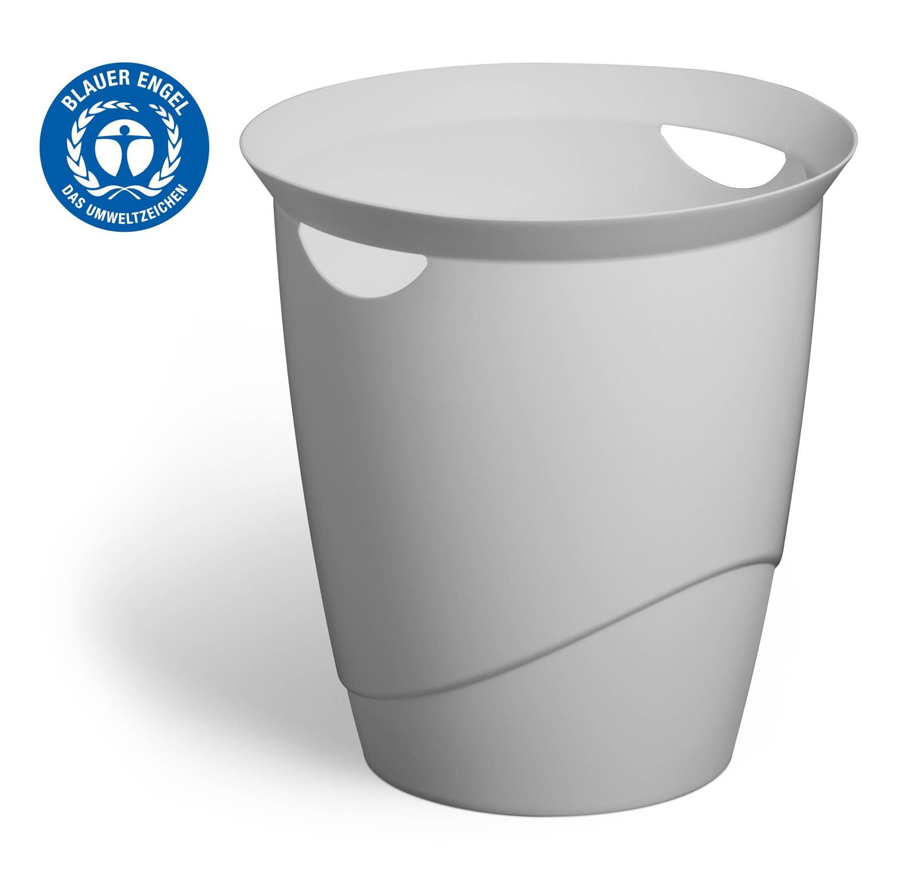 Showing Durable UK's Durable Waste Bin ECO | Eco-Friendly | 16 Litre | Grey, available as SKU 776010 with EAN 4005546729855.