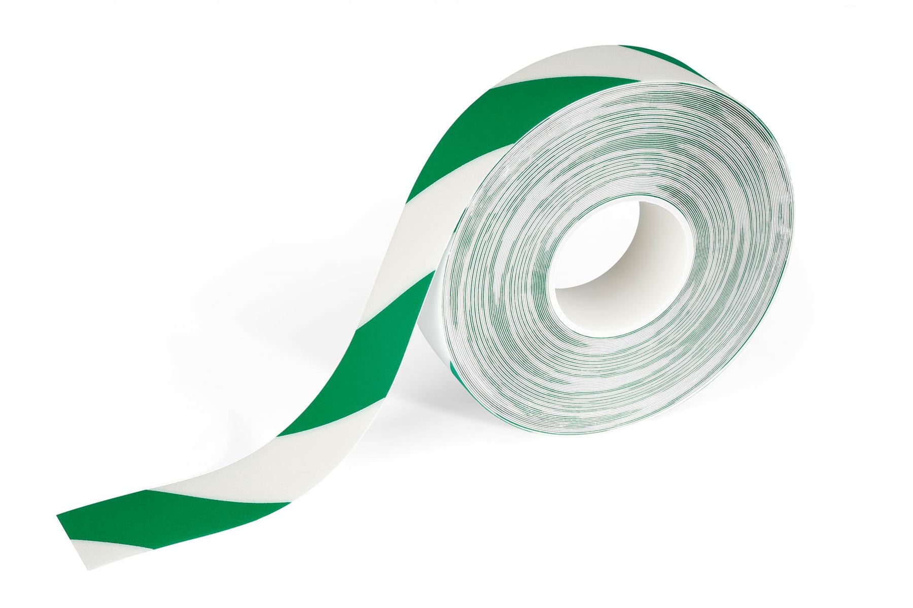 Durable DURALINE Safety Non-Slip Hazard Warning Tape | 50mm x 30m | Green/White