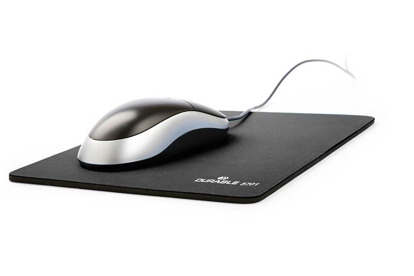 Durable Smooth Non-Slip Foam Precision Mouse Pad | 26 x 22 cm | Charcoal Black