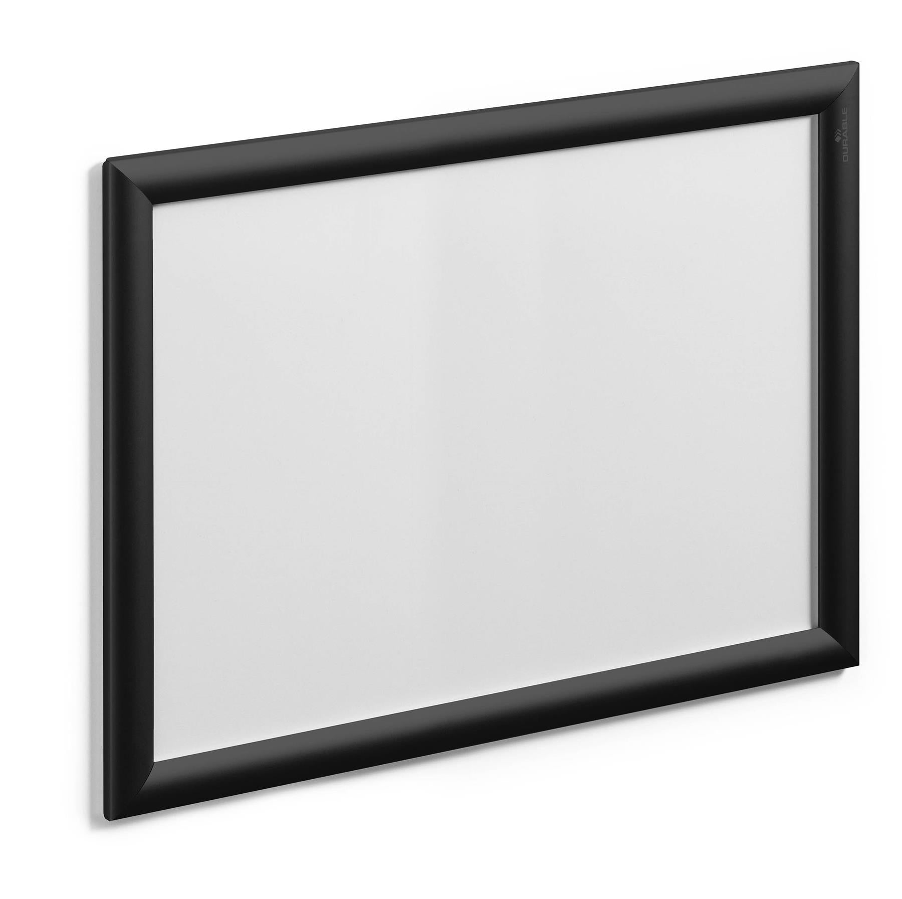 Durable Aluminium Snap Frame Retail Clip Poster Holder Notice Board | A3 Black