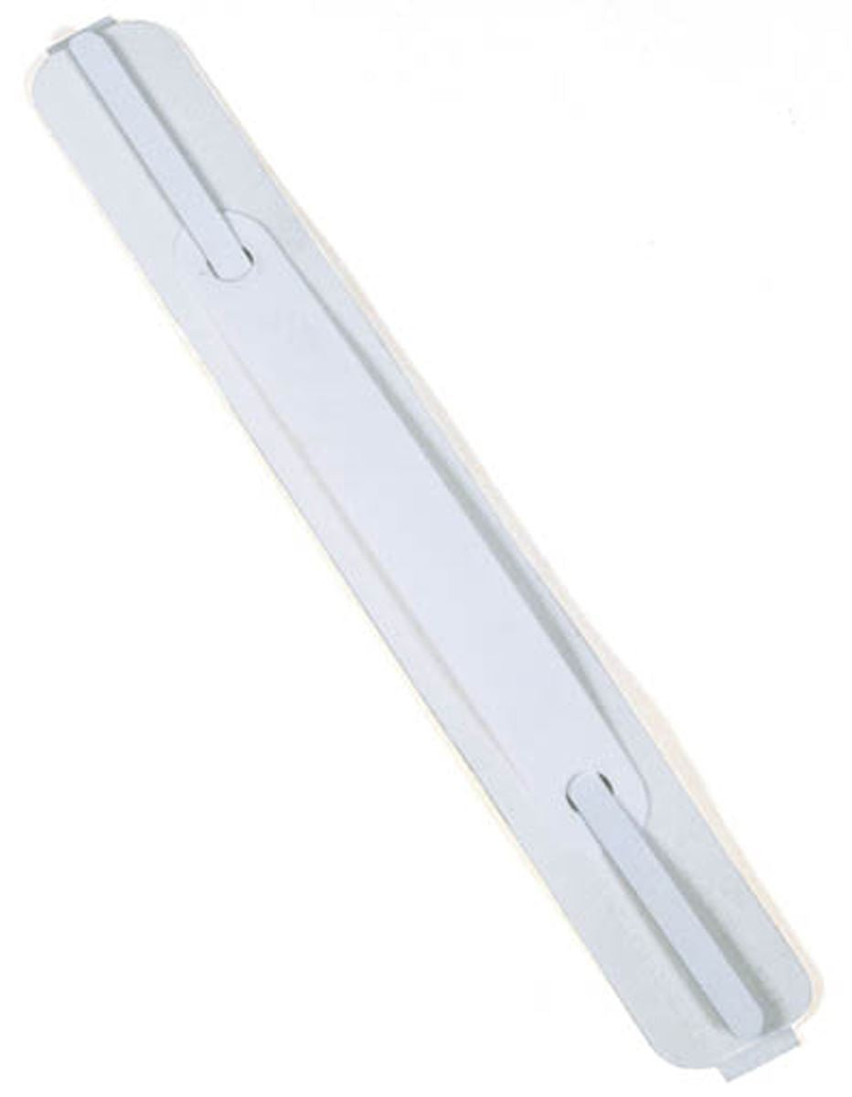Durable FLEXIFIX Self-Adhesive Filing Strip Binding Clip Bar | 100 Pk | A4 White
