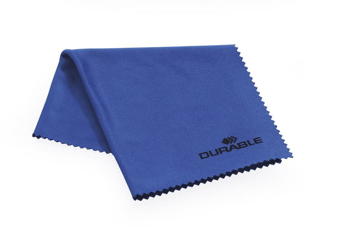 Durable TECHCLEAN Premium Microfibre Cleaning Cloth | Glasses & Screens | Blue