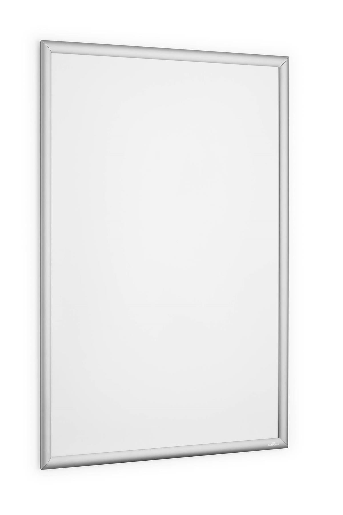 Durable Outdoor Snap Frame Weatherproof Poster Holder Notice Board | A1 Silver