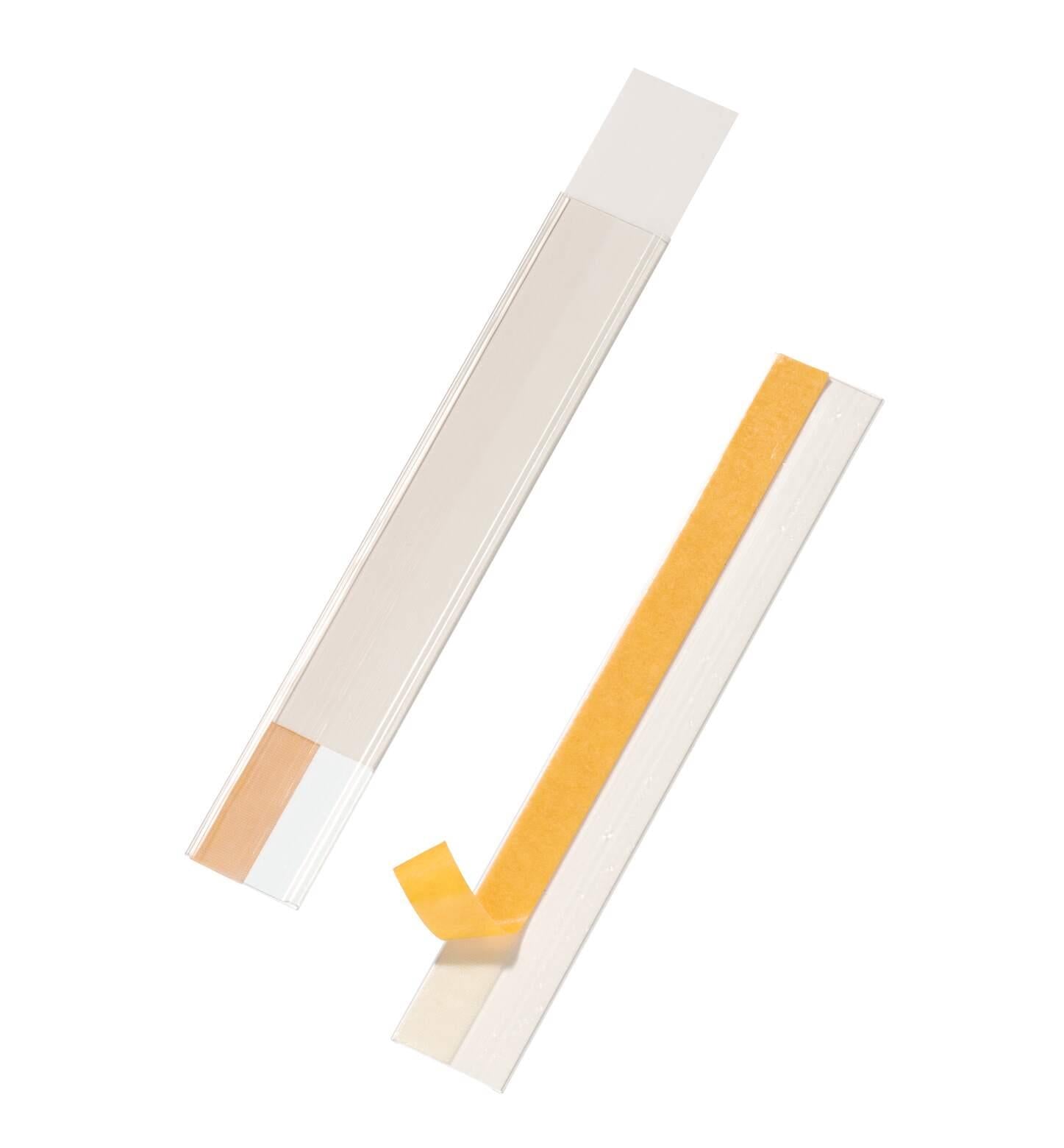 Durable SCANFIX Self-Adhesive EPOS Ticket Strip Holder | 50 Pack  | 200 x 40mm