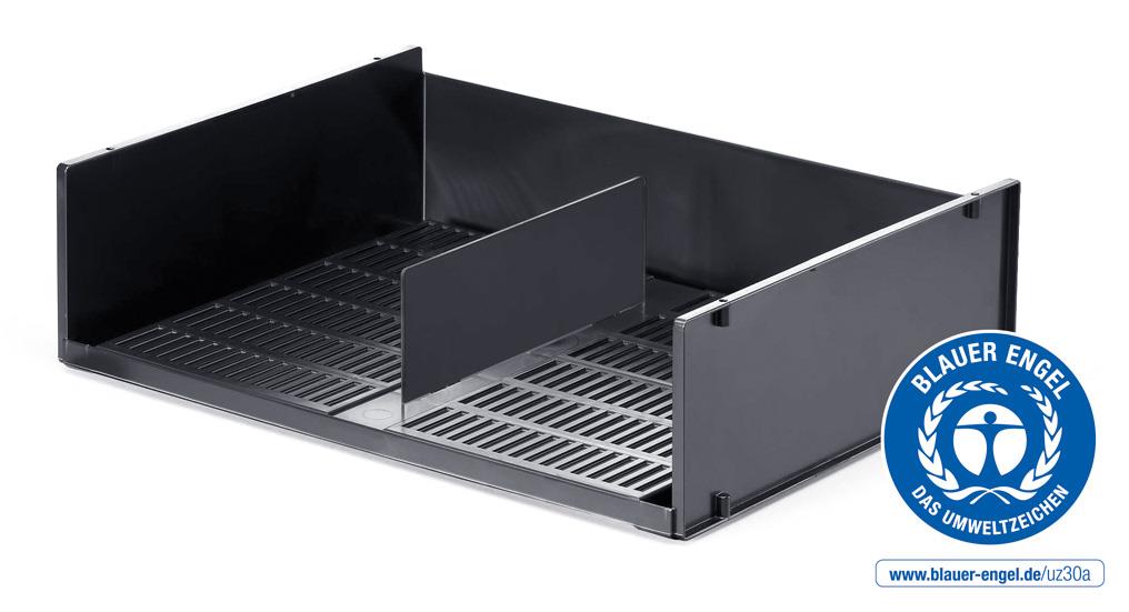 Durable OPTIMO Recycled Plastic Stackable Letter Tray File | A3 & A4 Grey