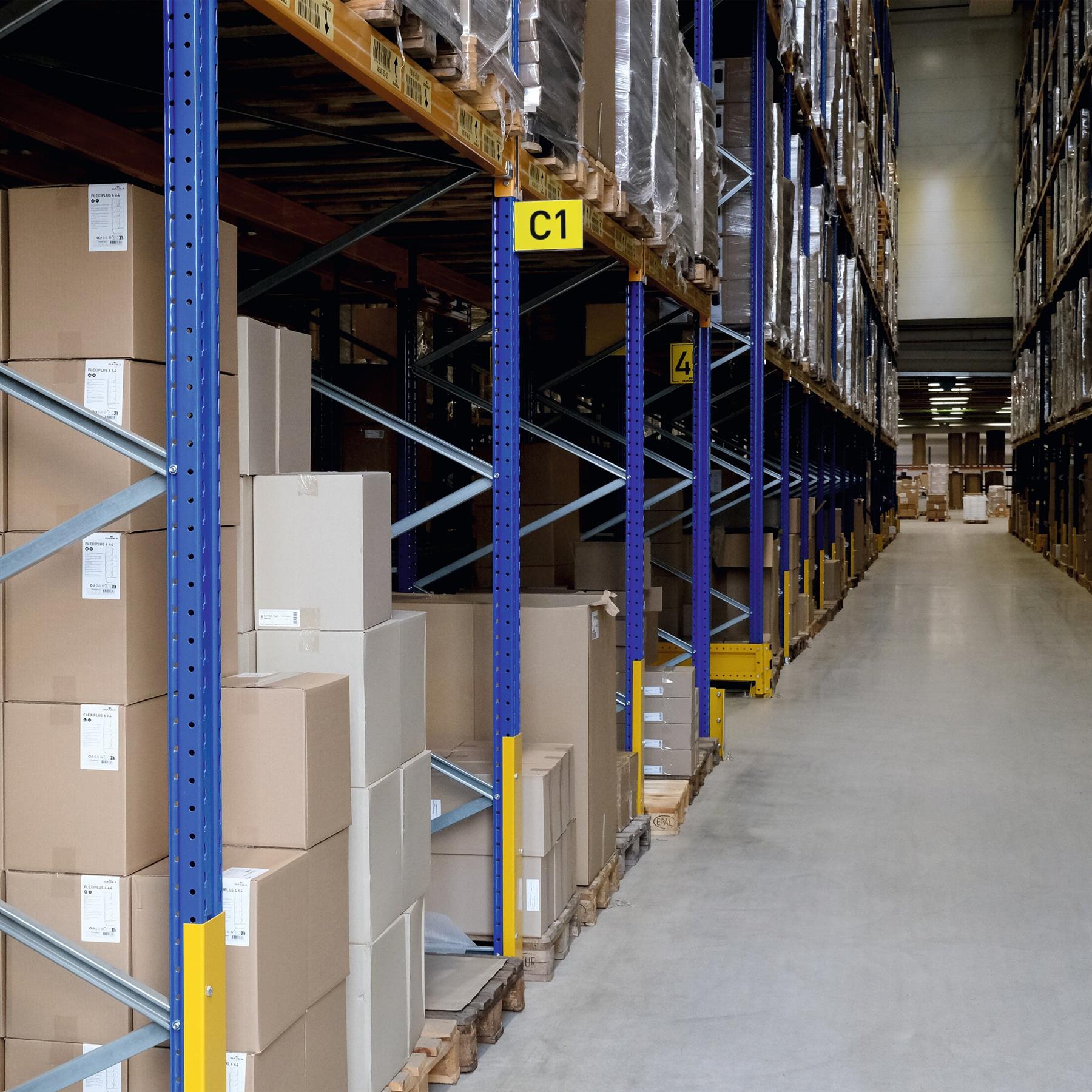 Durable Self-Adhesive Aisle Sign A5 Landscape | Warehouse Signage | 10 Pack
