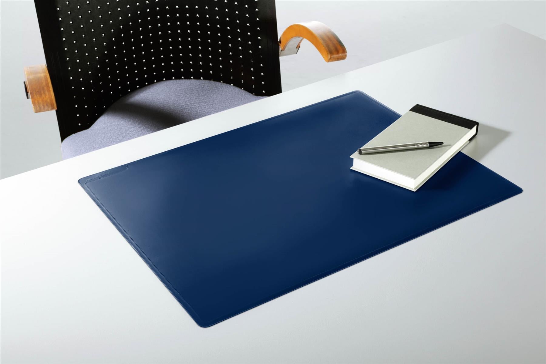 Durable Smooth Non-Slip Desk Mat Laptop PC Keyboard Mouse Pad | 53x40 cm | Blue