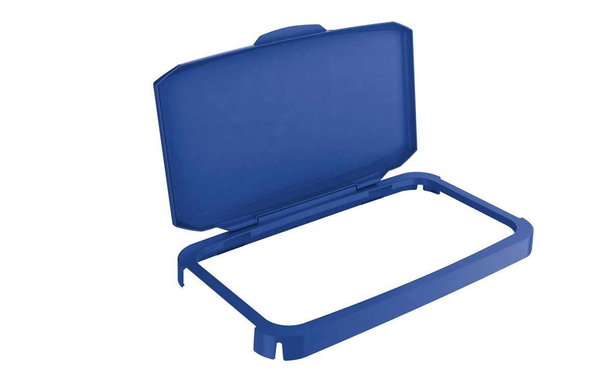 Durable DURABIN 60L Hinged Bin Lid | Strong and Food & Freezer Safe | Blue