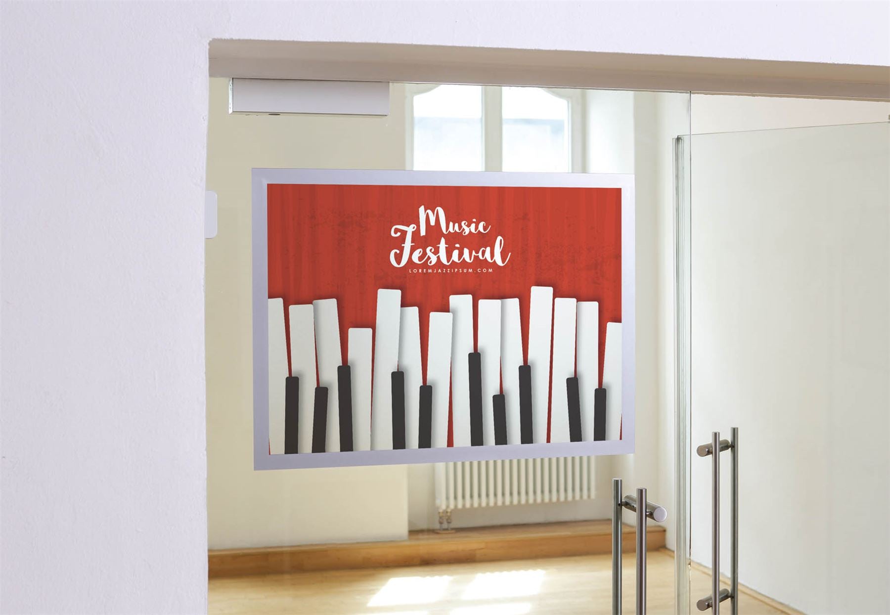 Durable DURAFRAME UV Poster Adhesive Magnetic Signage Frame | A2 Silver