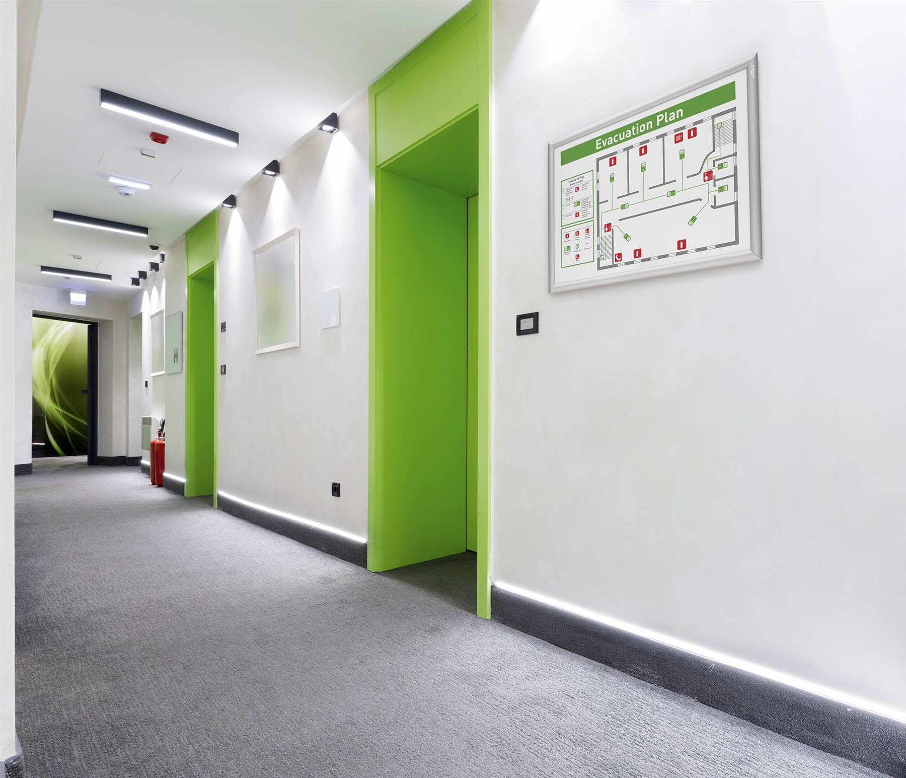 Durable Aluminium Snap Frame Retail Clip Poster Holder Notice Board | A2